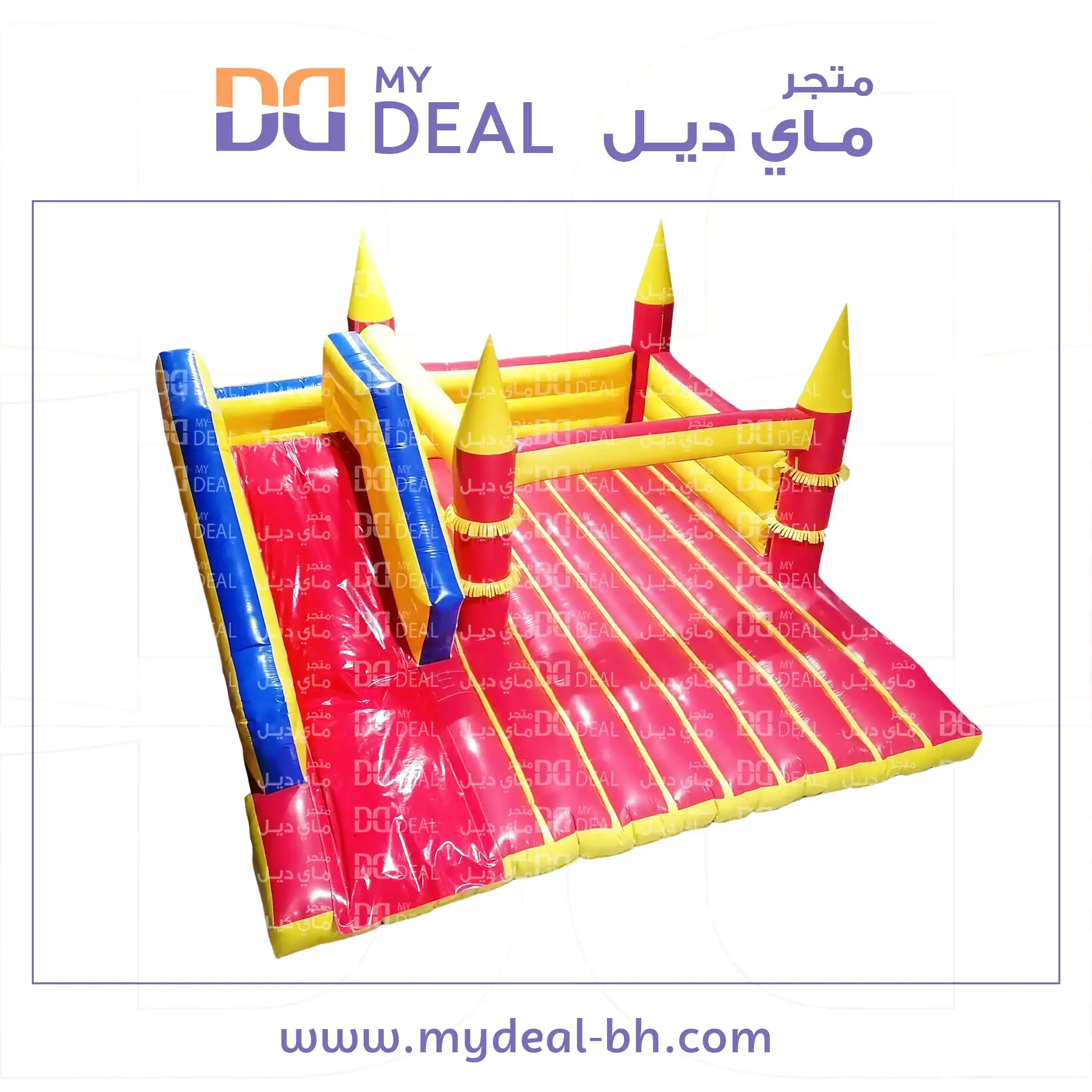 نطيطة مع زحليقة جانبية 6*6 متر