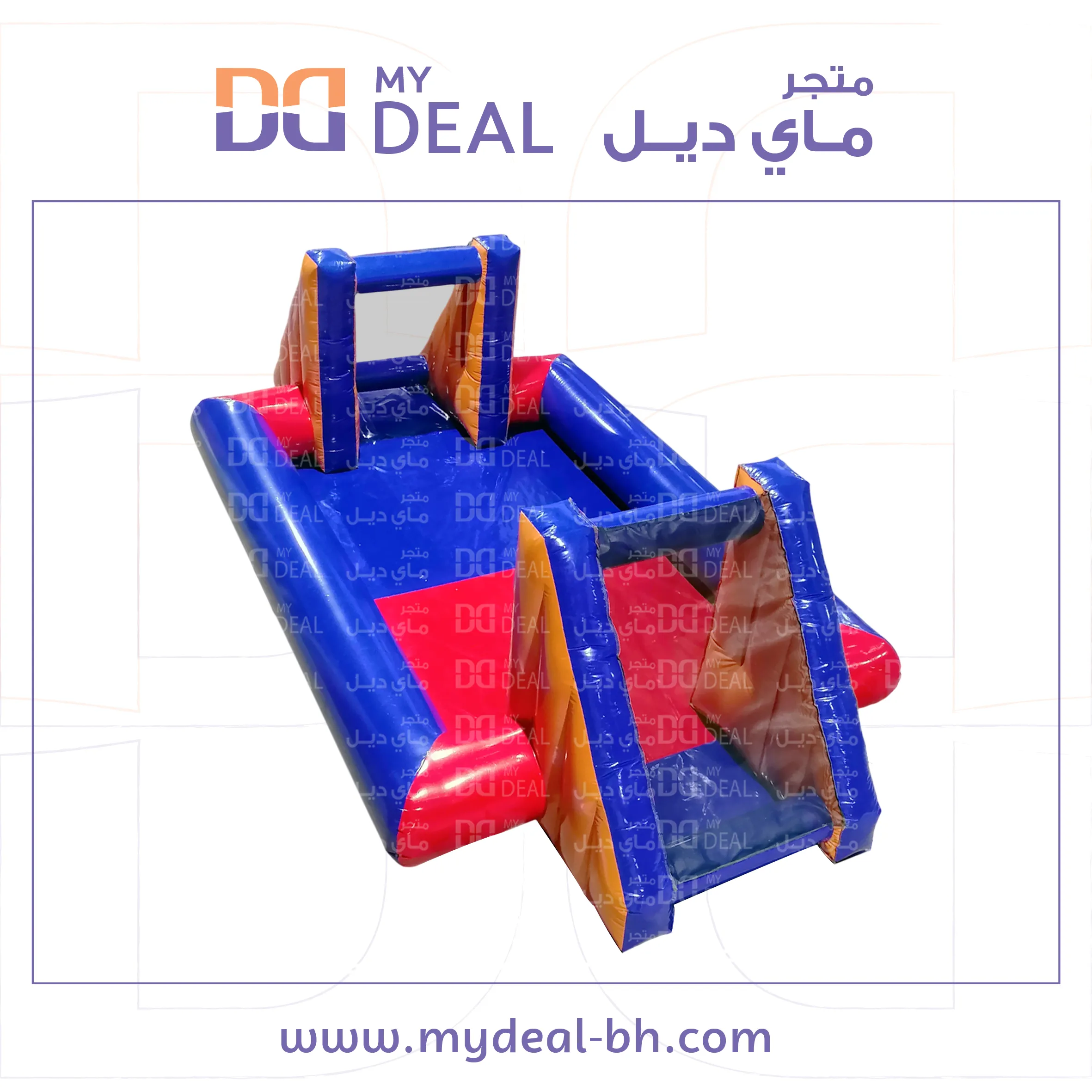 ملعب صابوني لون أزرق وأحمر 6*3 متر