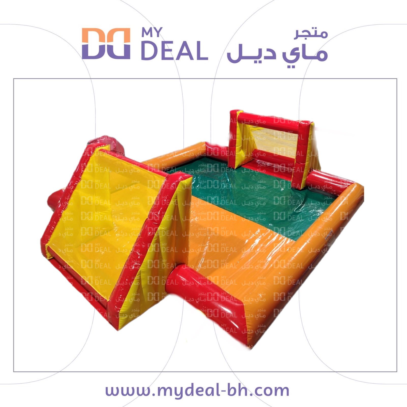ملعب صابوني مقاس 7 × 5 متر – لعبة مائية ترفيهية للحفلات والفعاليات