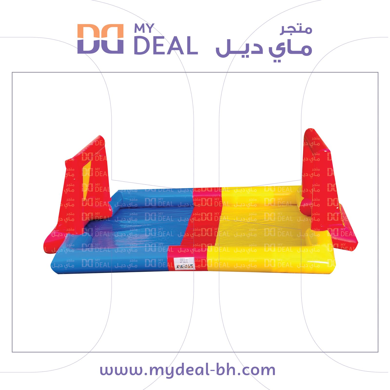 ايجار ملعب صابوني طول 6 متر عرض 4 متر