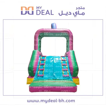 زحليقة مع سلمين ودرج الطول ٥.٤٠ متر العرض ٣ متر الارتفاع ٣ متر