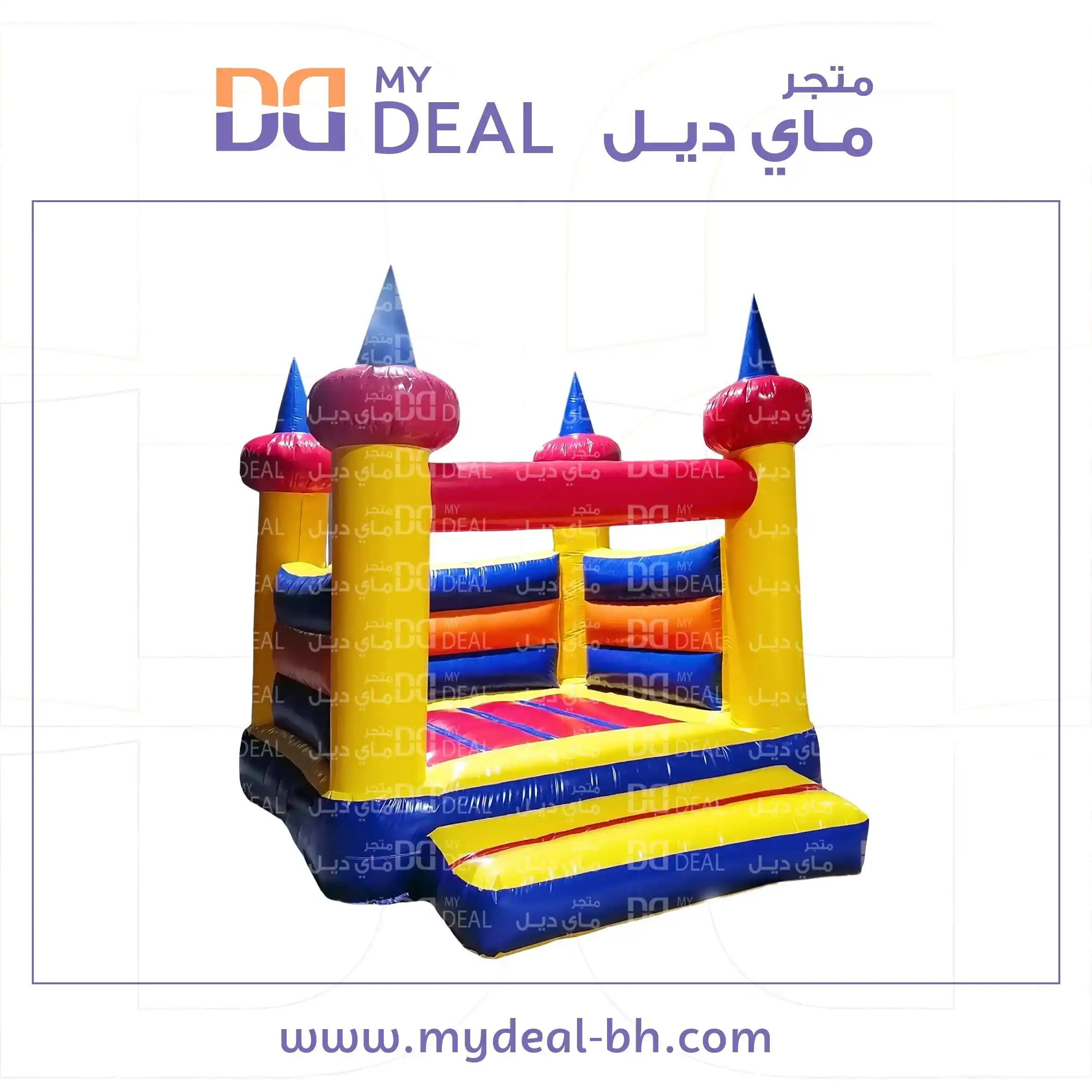 نطيطة هوائية مع درج كبير 3.5*3 متر