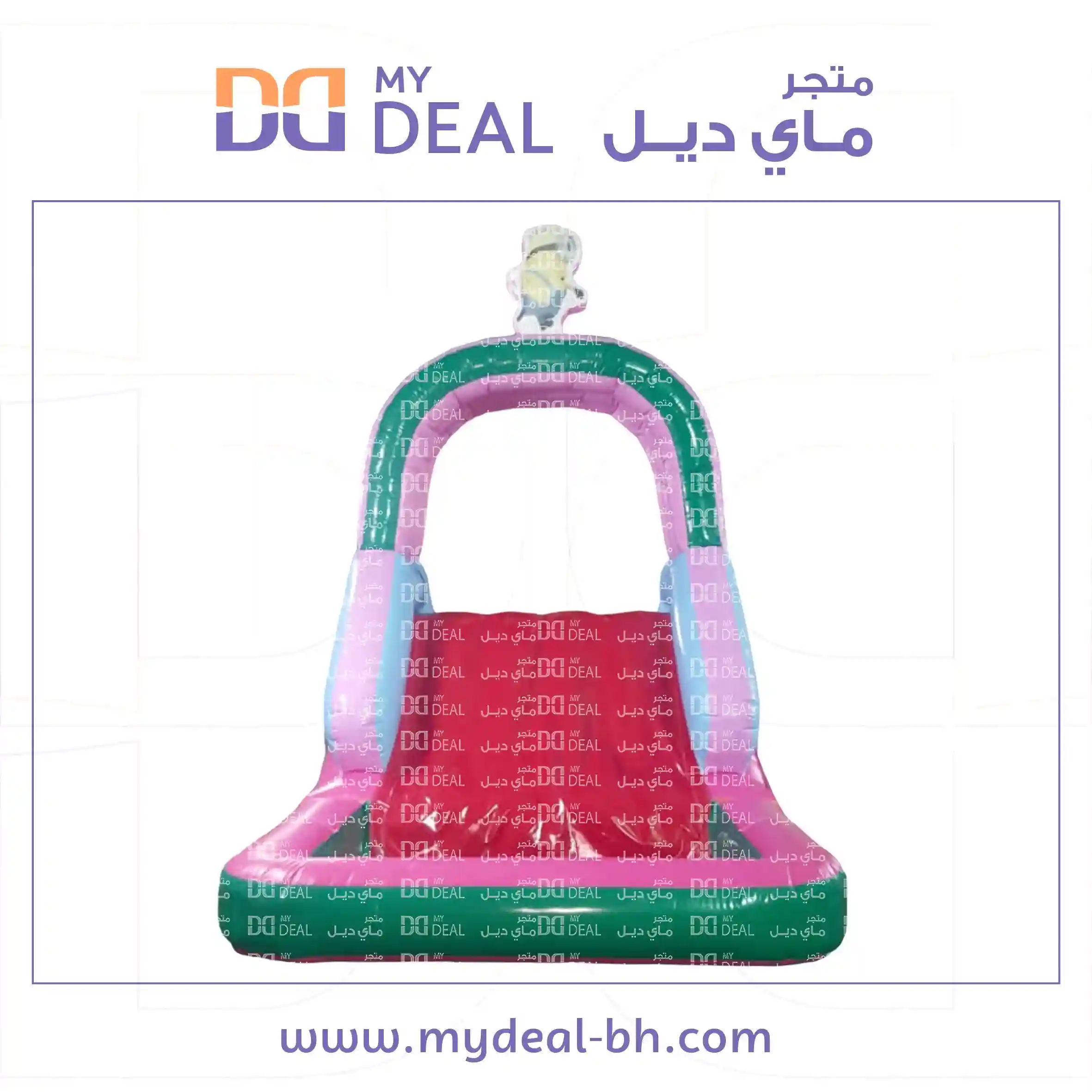 زحليقة مع سلمين وحوض مائي ودرج الطول ٥.٤٠ متر العرض ٣ متر الارتفاع ٣ م