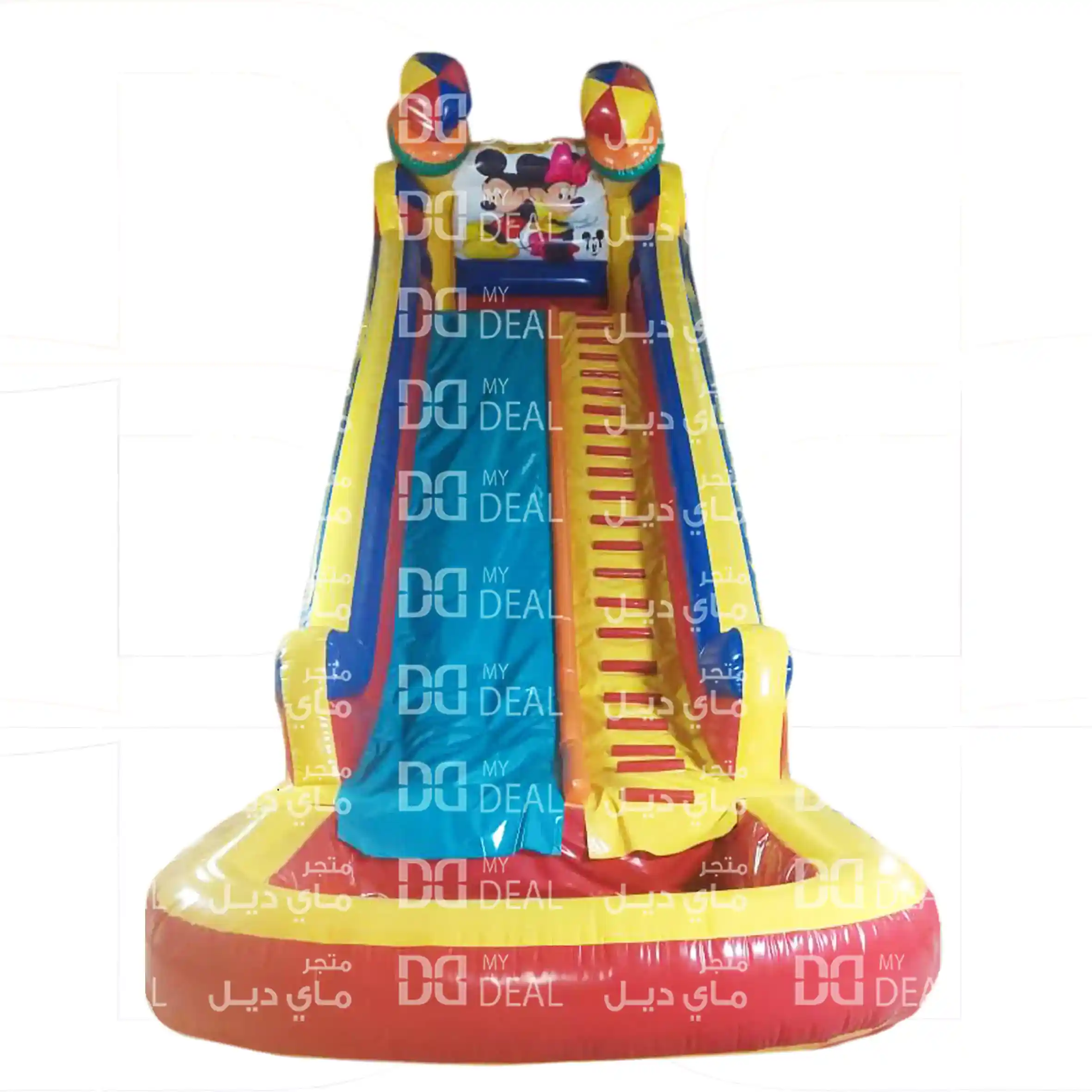 زحليقة مائية الطول 9 متر العرض 3.30 متر الارتفاع 9 متر