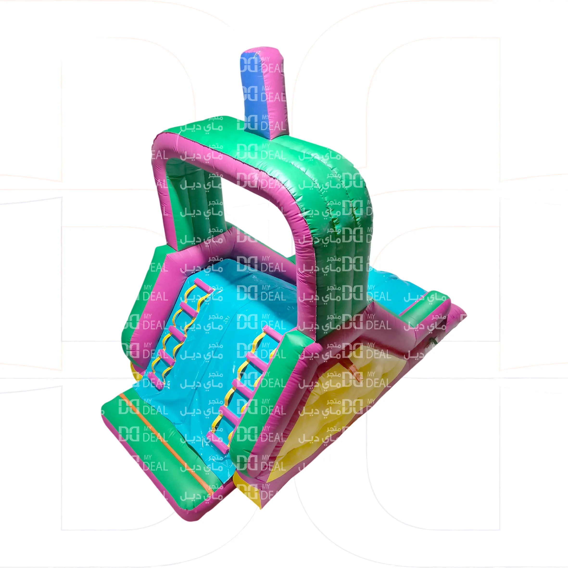 زحليقة هوائية شخصية مينيونز مع سلمين ودرج 5.50 * 3 * 3 متر