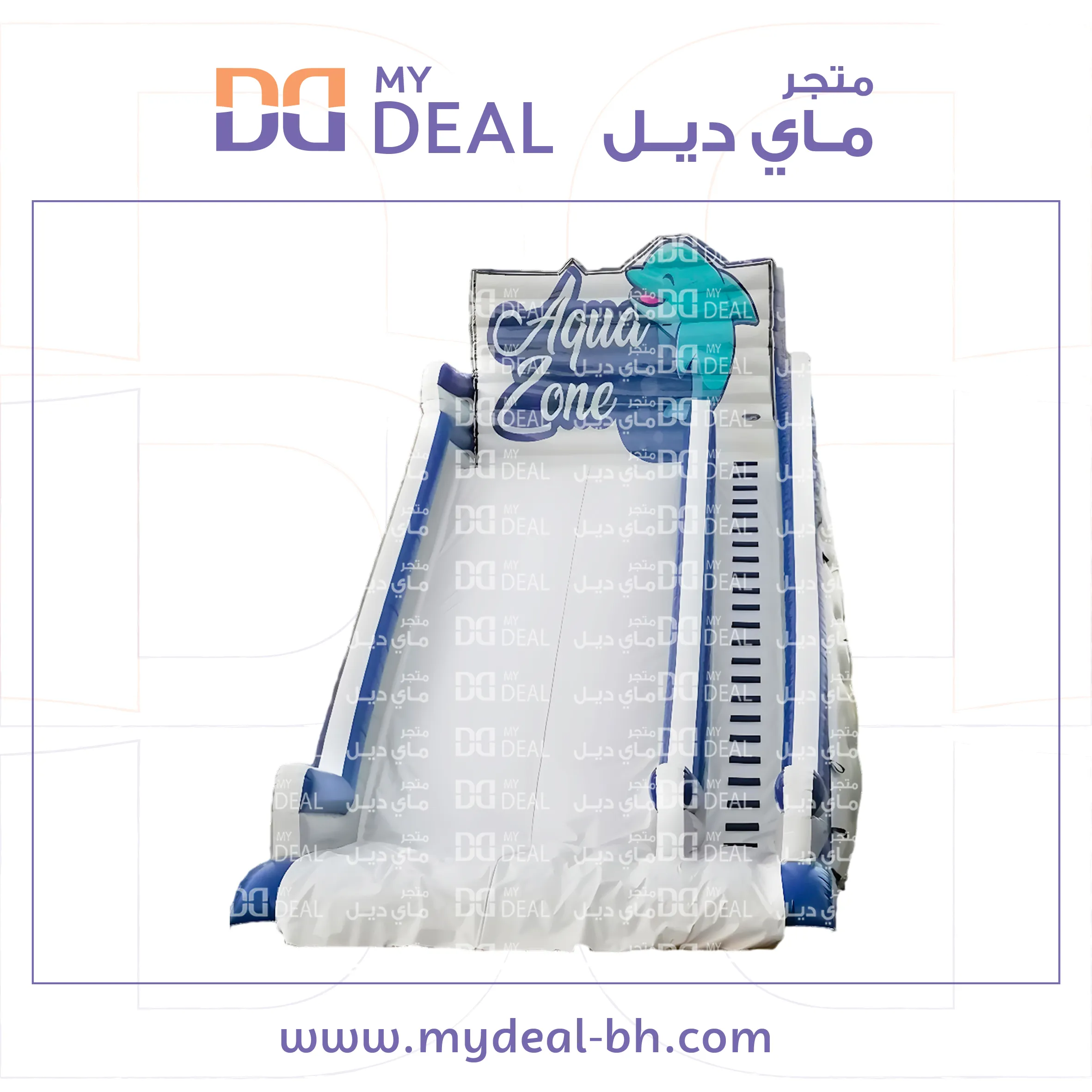زحليقة هوائية كبيرة مع سلم 10 * 6 * 11 متر