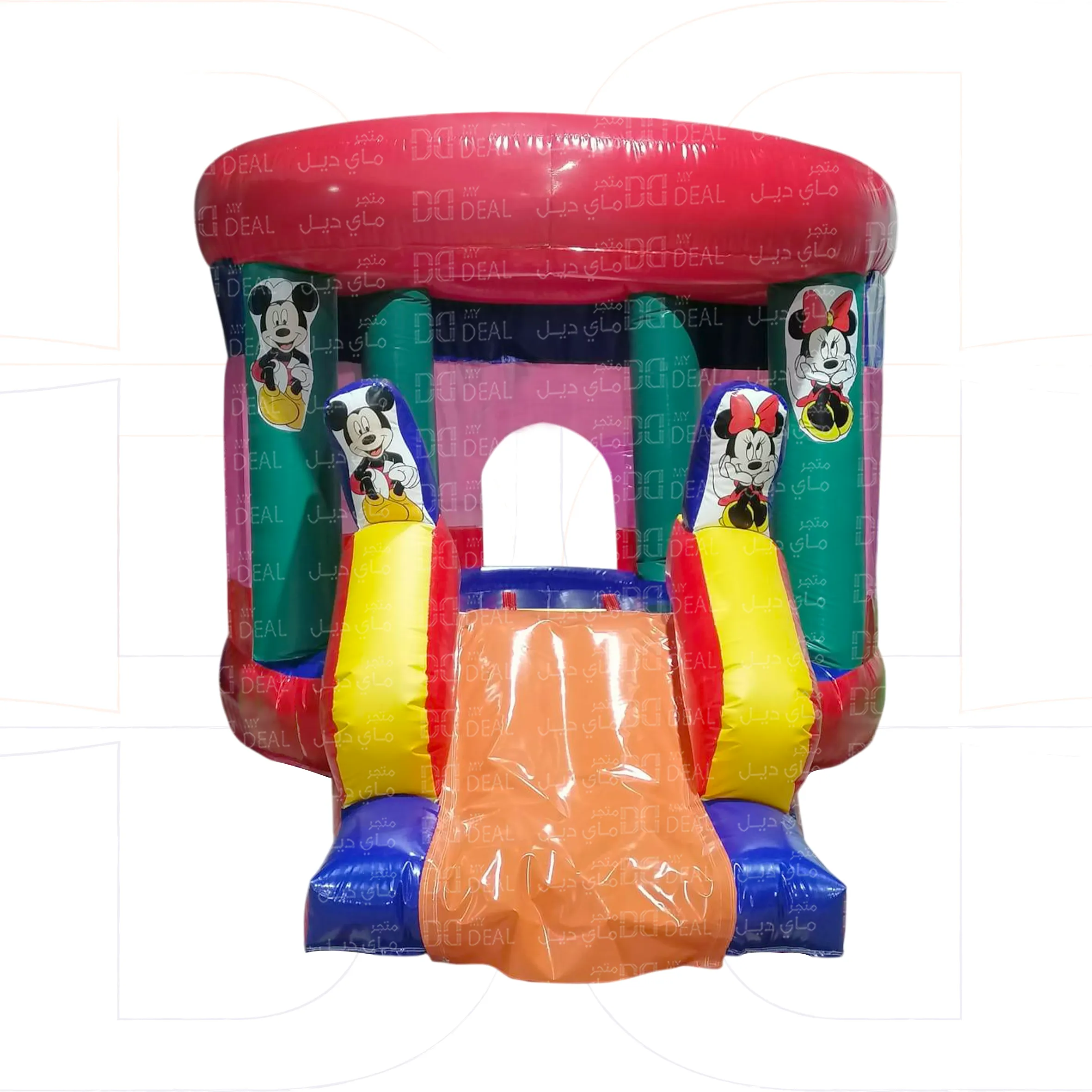 إيجار نقازه مع شخصية ميكي ماوس على شكل كيكة 5.50 *3*2.40 متر 