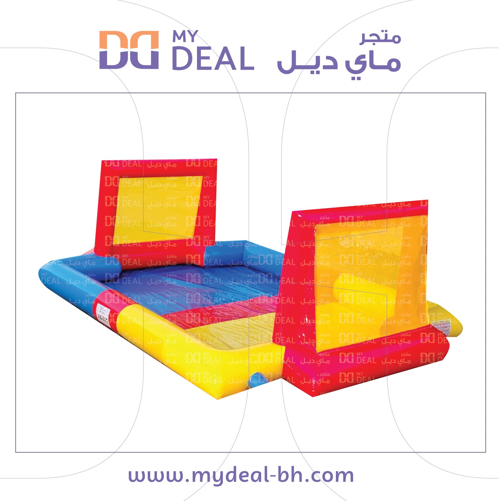 ايجار ملعب صابوني طول 6 متر عرض 4 متر