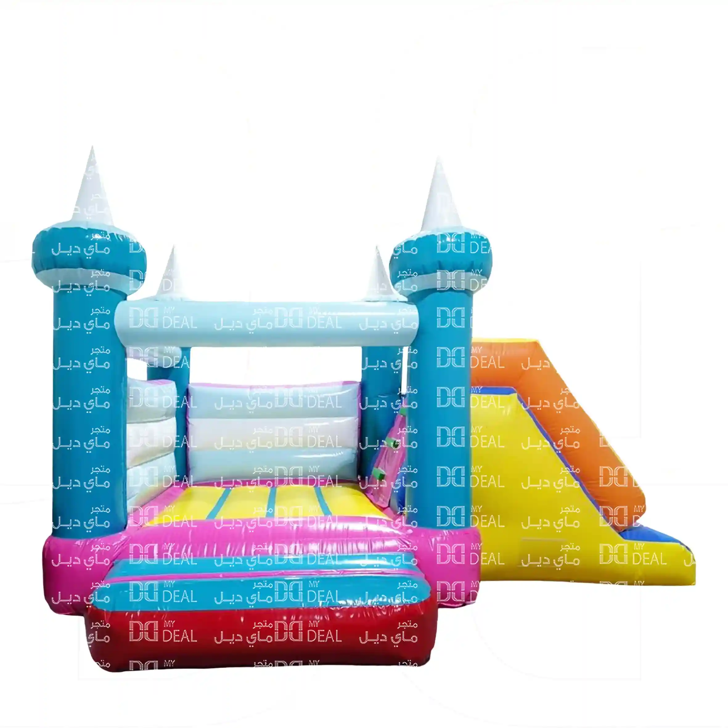 نطيطة مع درج وزحليقة مع سلم جانبية 5.50*3.50 متر