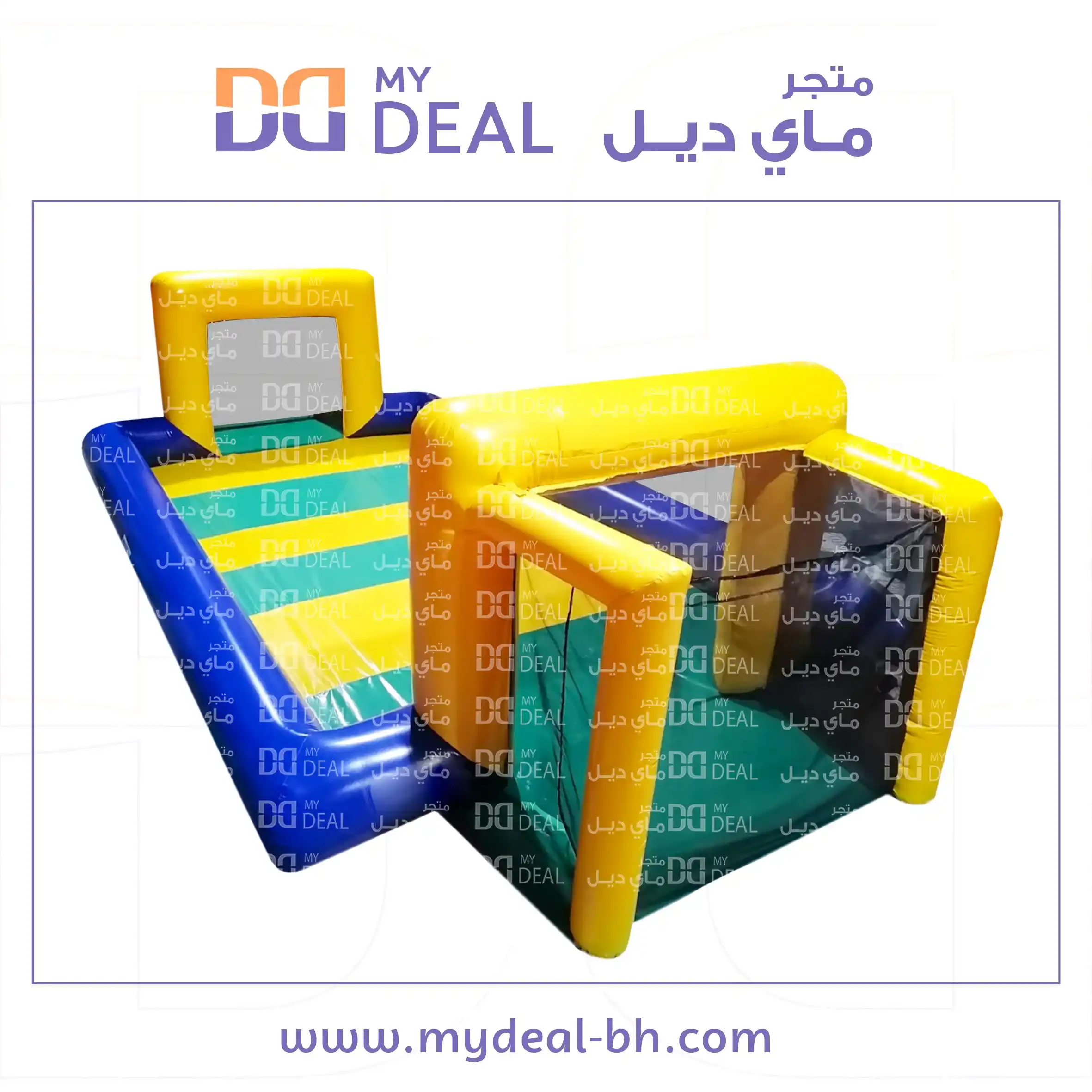 ملعب صابوني مع أقوال عريضة الطول ١٠ متر العرض ٥ متر
