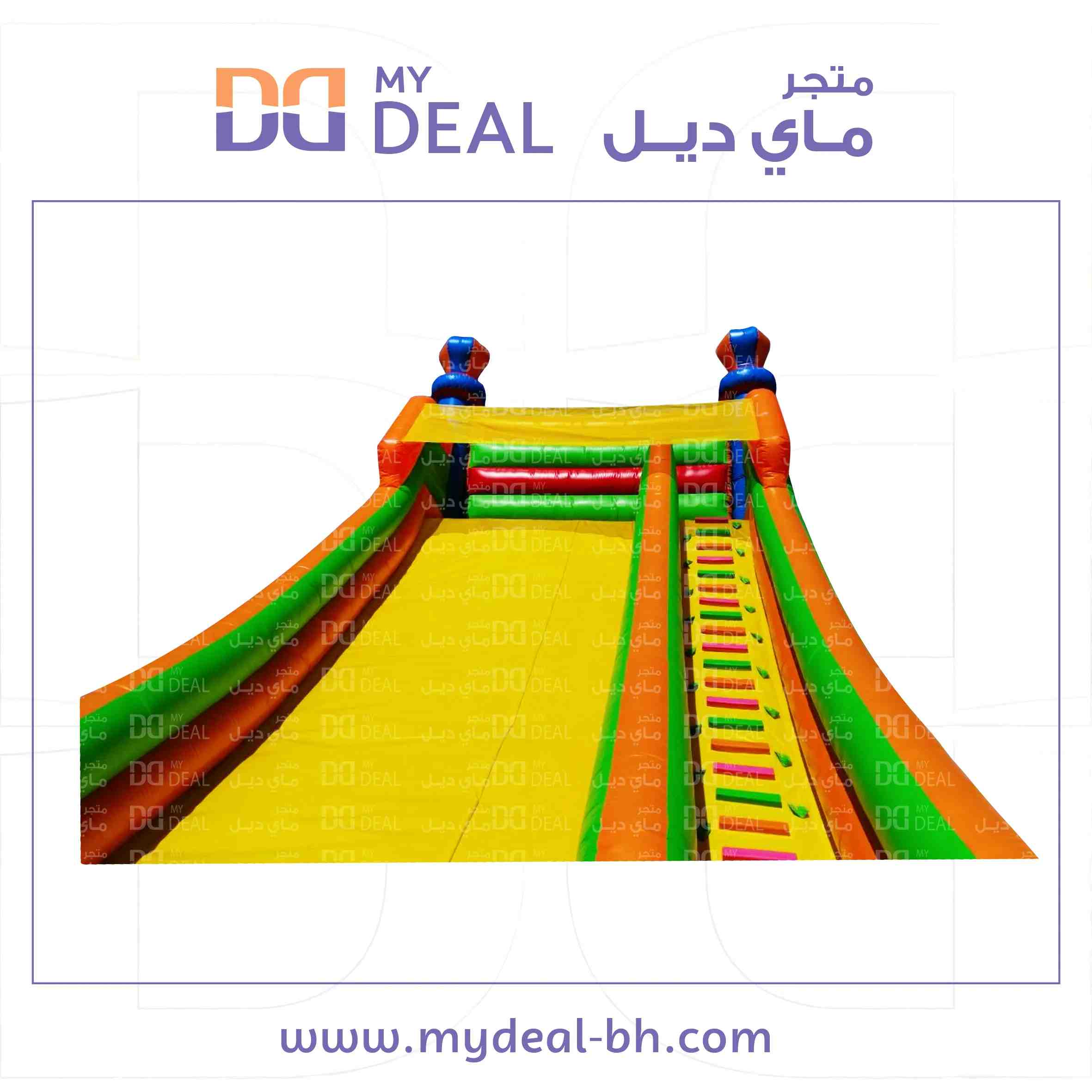 زحليقة مع نطيطة ودرج وبوابة وجدار وسلم 11.70*5.25*10 متر