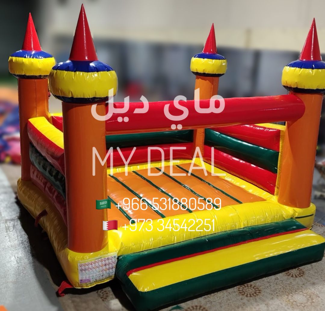 نطيطة هوائية ترفيهية مع درج كبير 4*4 متر