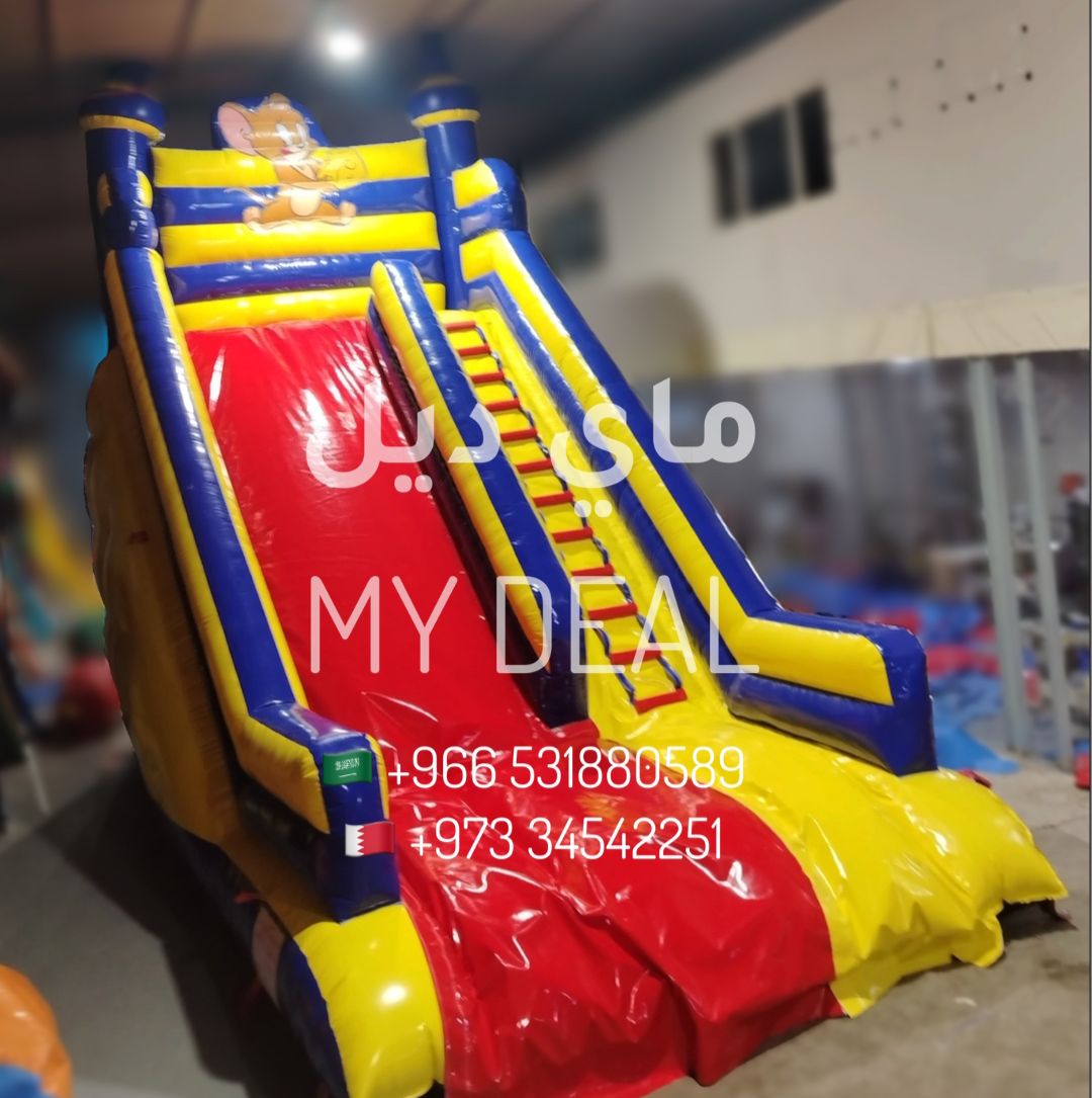 زحليقة هوائية طول 7 متر عرض 4 متر الارتفاع 7 متر