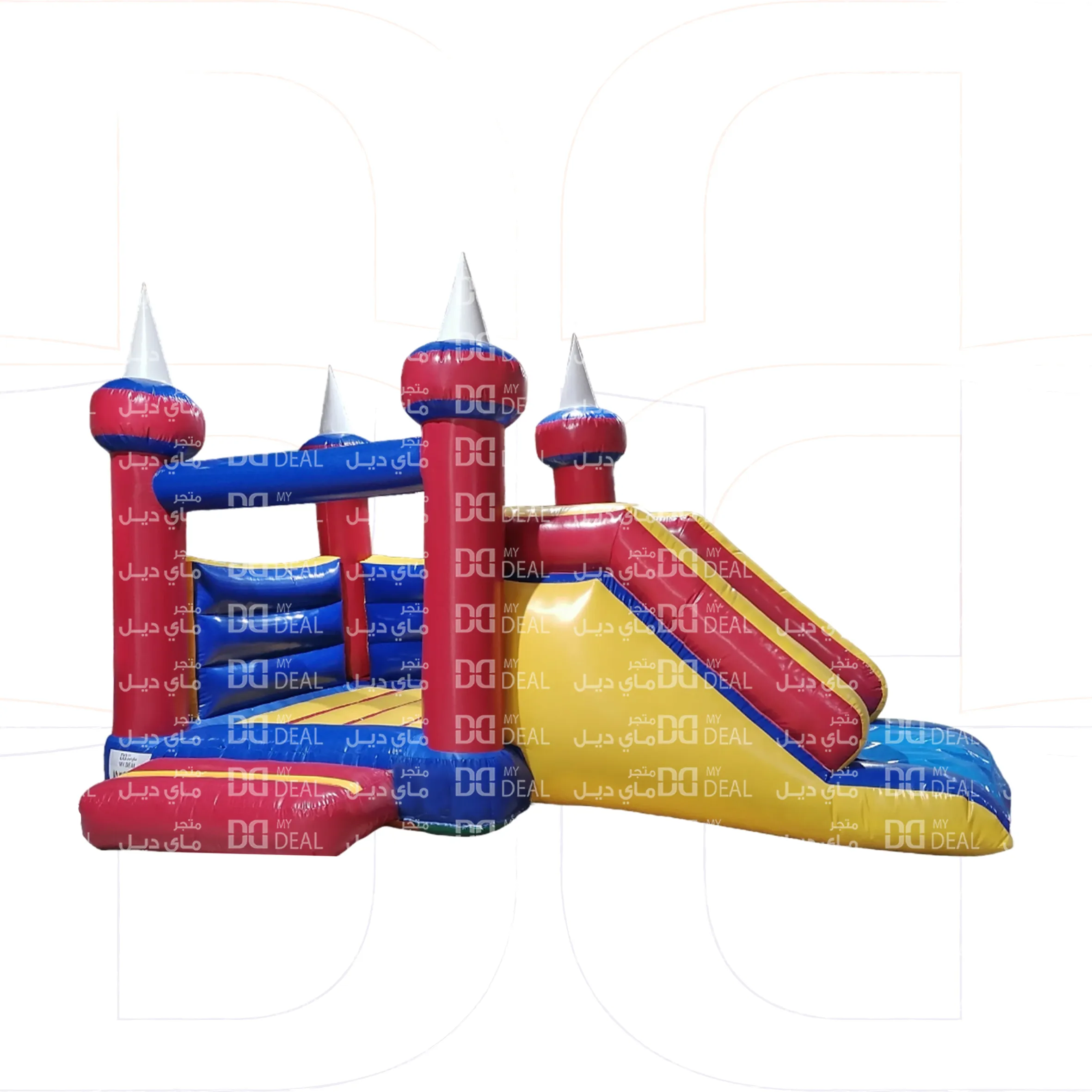 بيت هزاز نطيطة و زحليقة مع سلم جانبى و درج 5.50*3.50 متر