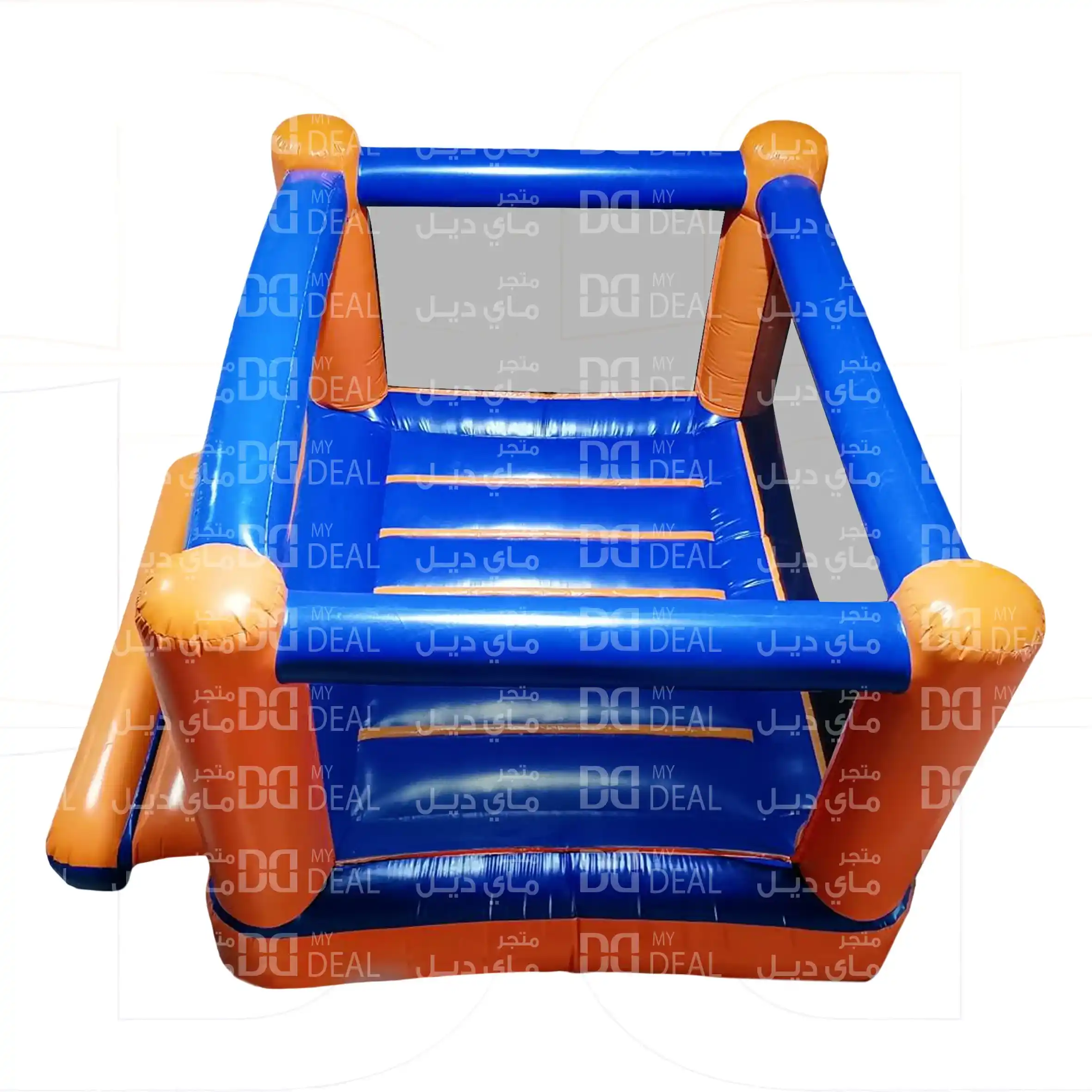 نطيطة هوائية مع درج كبير وشبك 4*4 متر