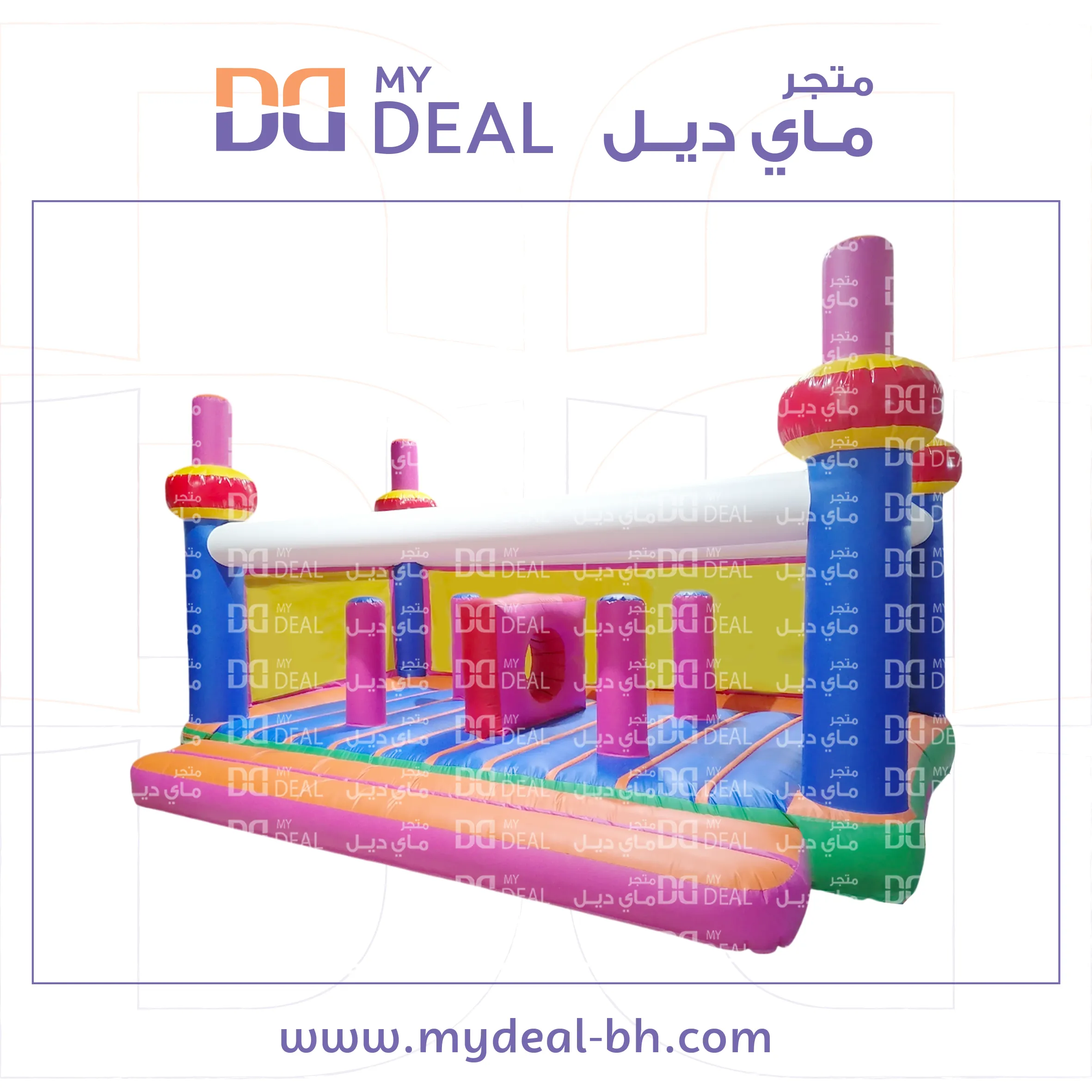 متاهة مع بيت هزاز، نطيطة هوائية  6 * 4 متر