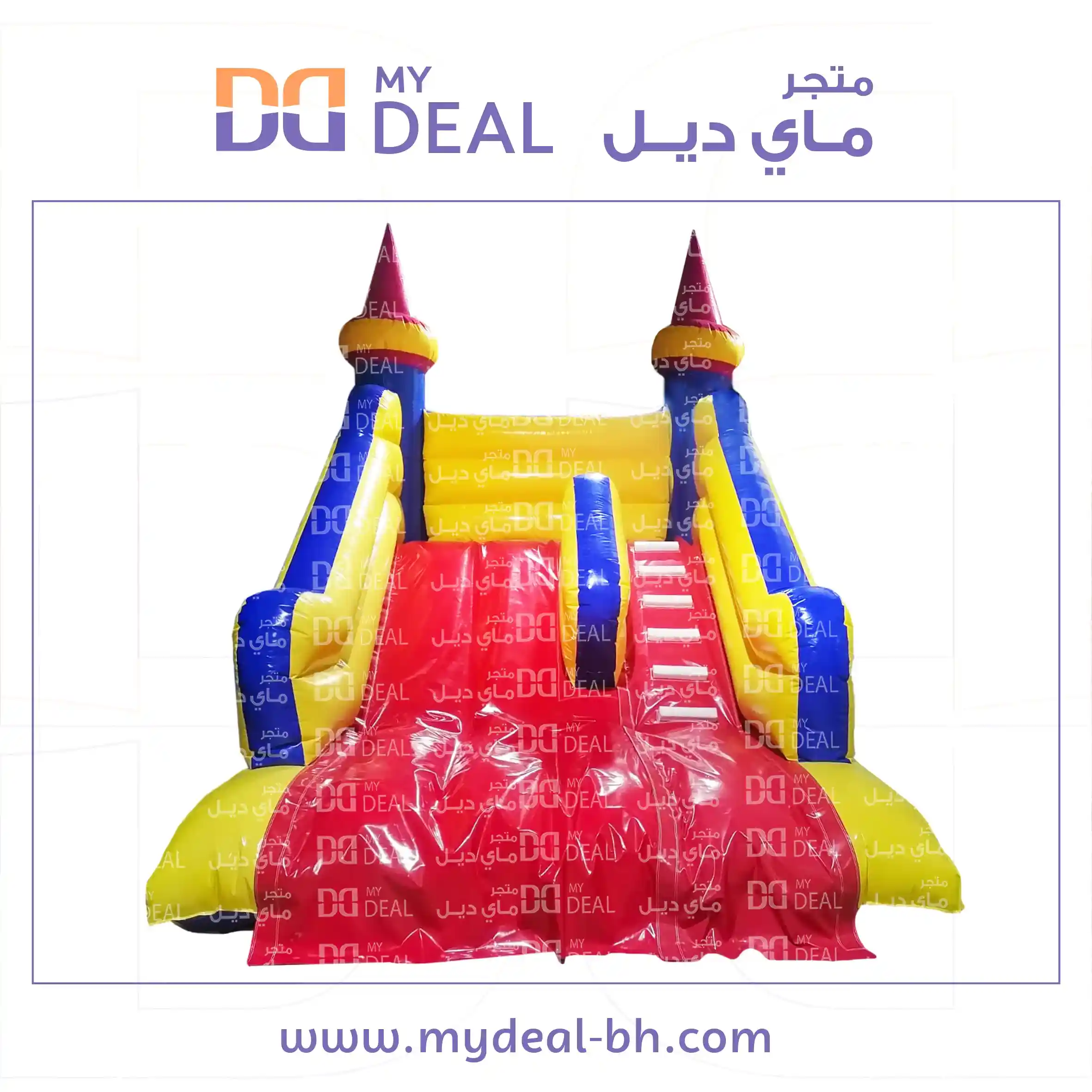 زحليقة هوائية مع سلم الطول 4.50 متر × 3.60 متر × 3.50 متر