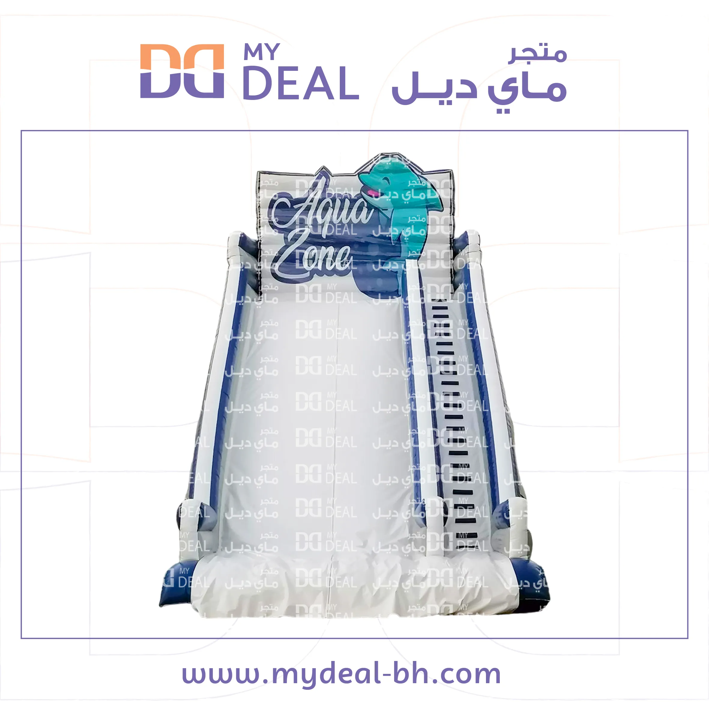 زحليقة هوائية كبيرة مع سلم 10 * 6 * 11 متر