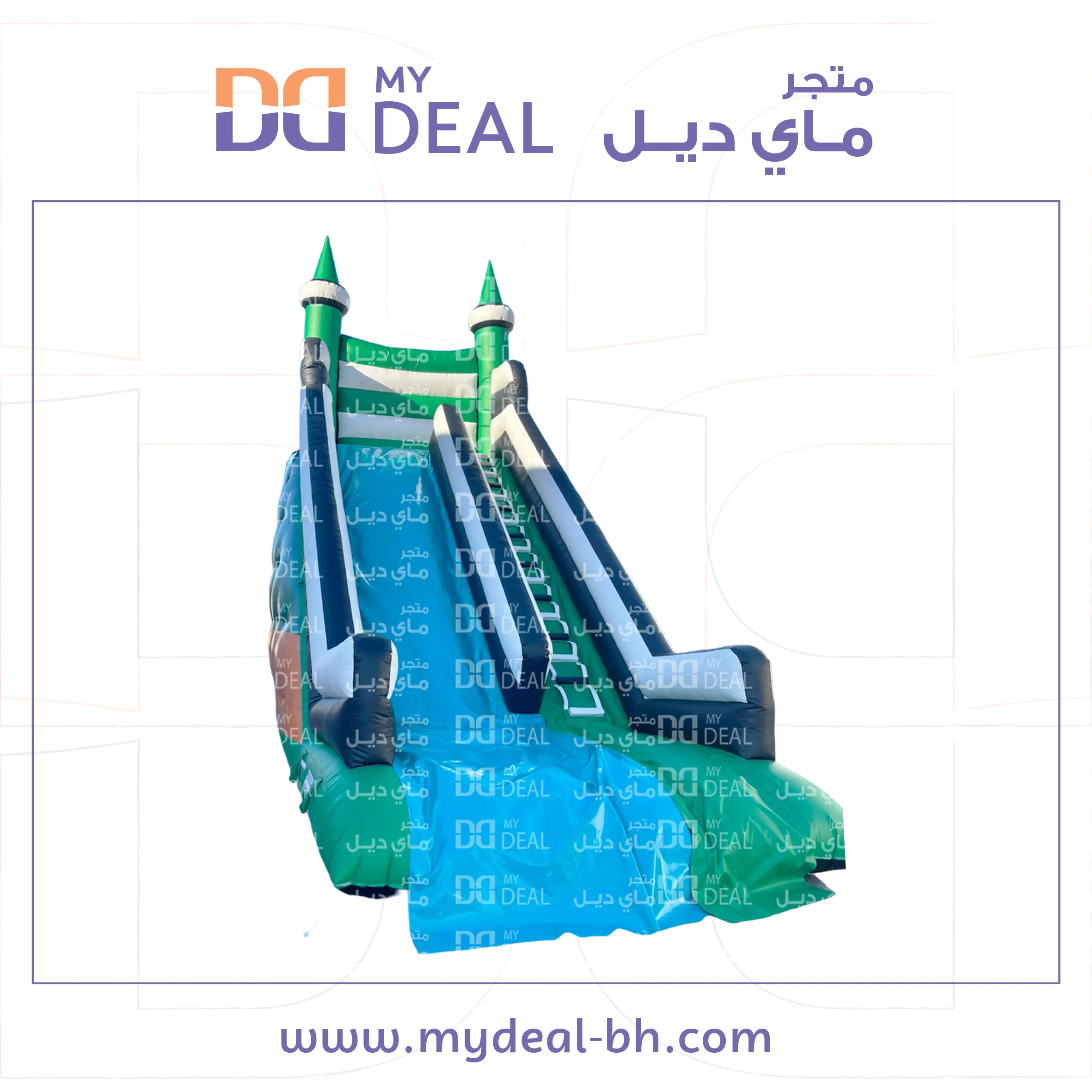 زحليقة هوائية ومساكات يد 9*4*9متر 