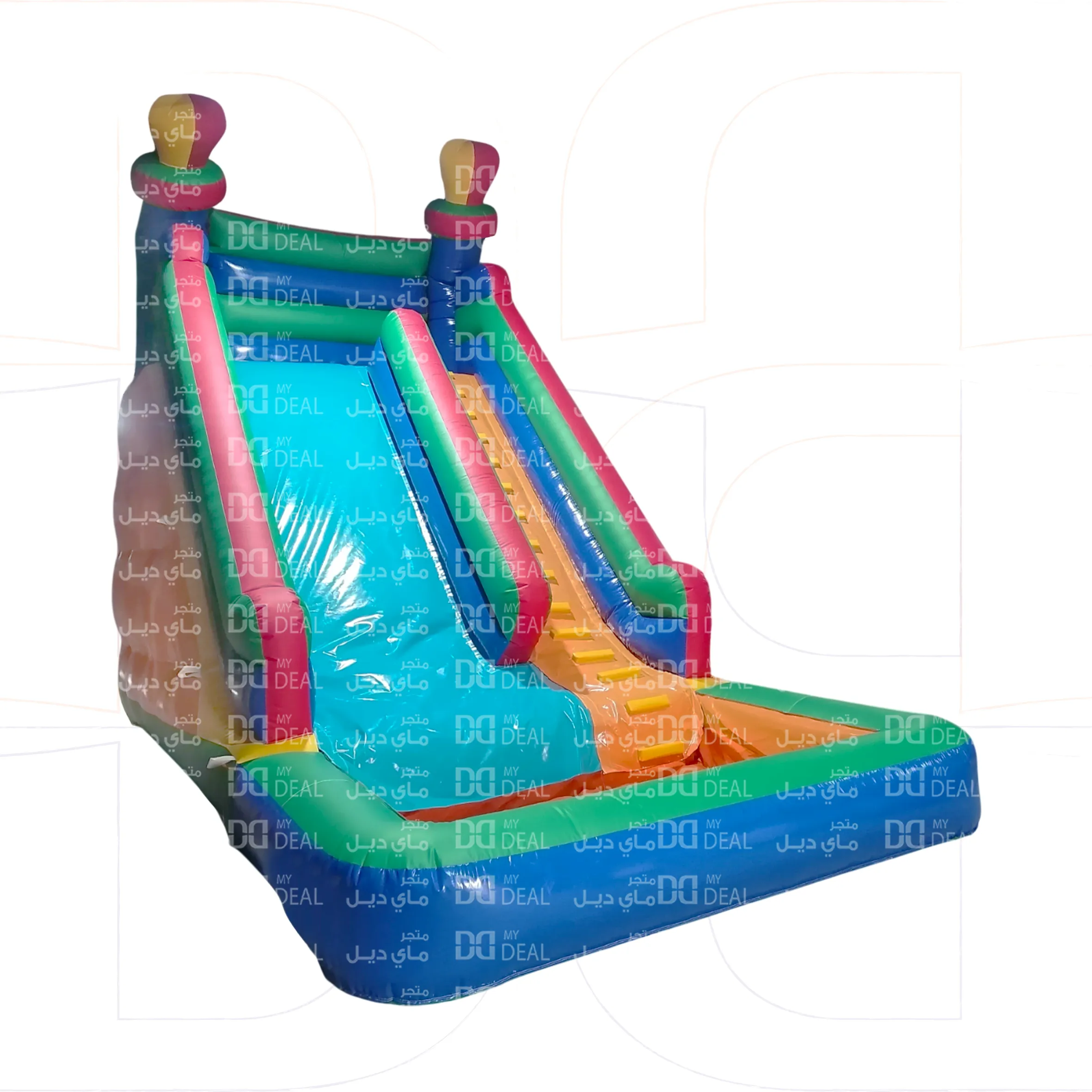 زحليقة مائية مع مسبح وسلم 6 * 4 * 6متر 