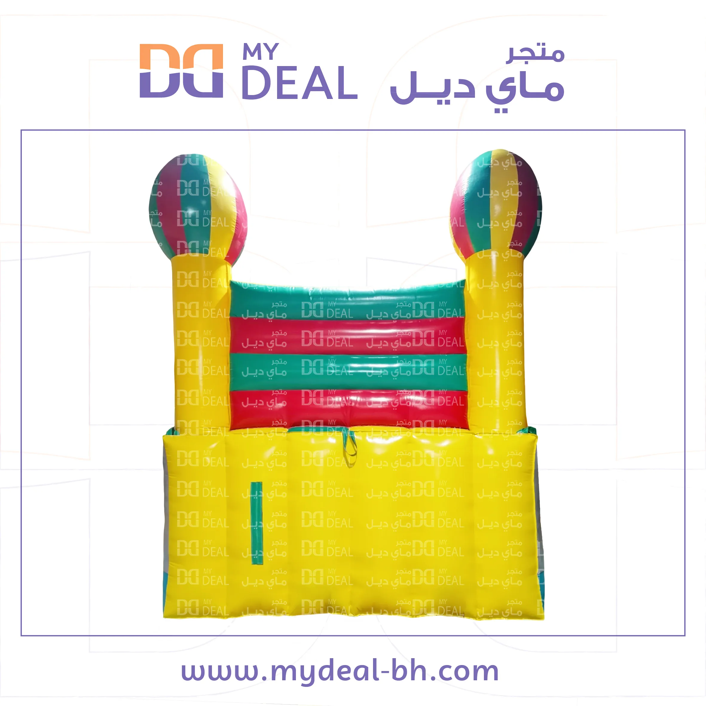 زحليقة مائية مع حوض وسلم الطول ٤.٥٠ متر العرض ٣.٦٠ متر الارتفاع ٣.٥٠ م