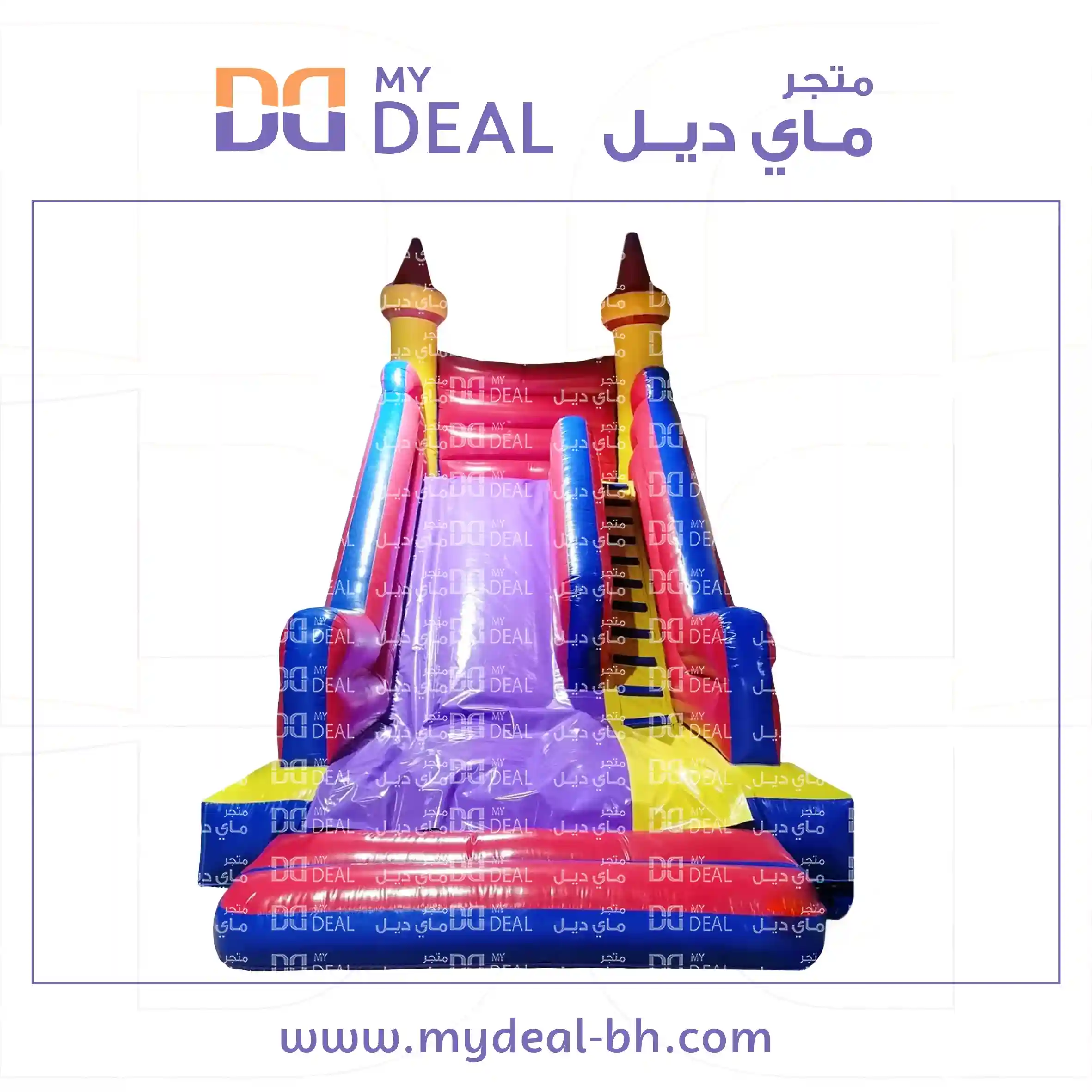 زحليقه مع درج كبير طول ٦ عرض ٤ ارتفاع ٦
