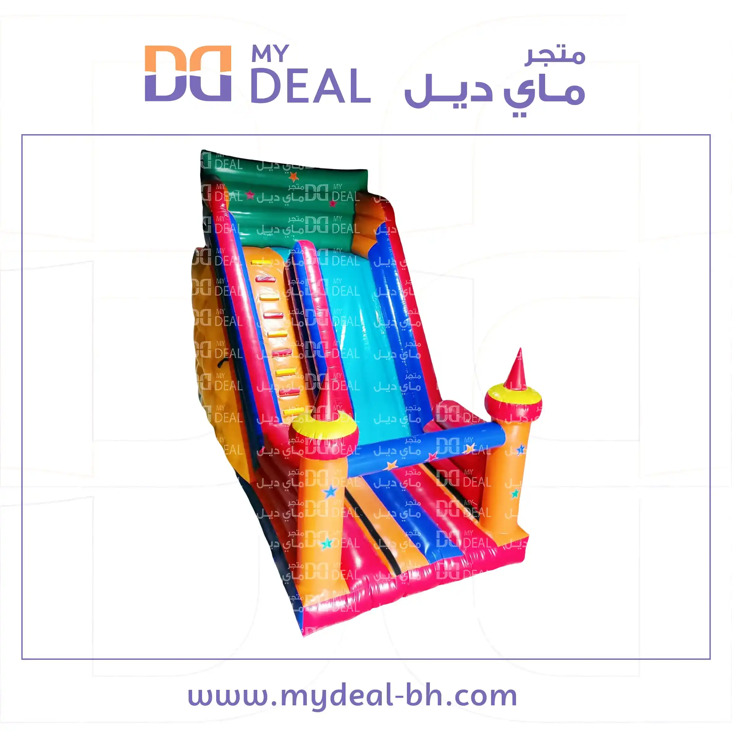 زحليقة مع نطيطة وسلم ٧ في ٤ في ٦ متر