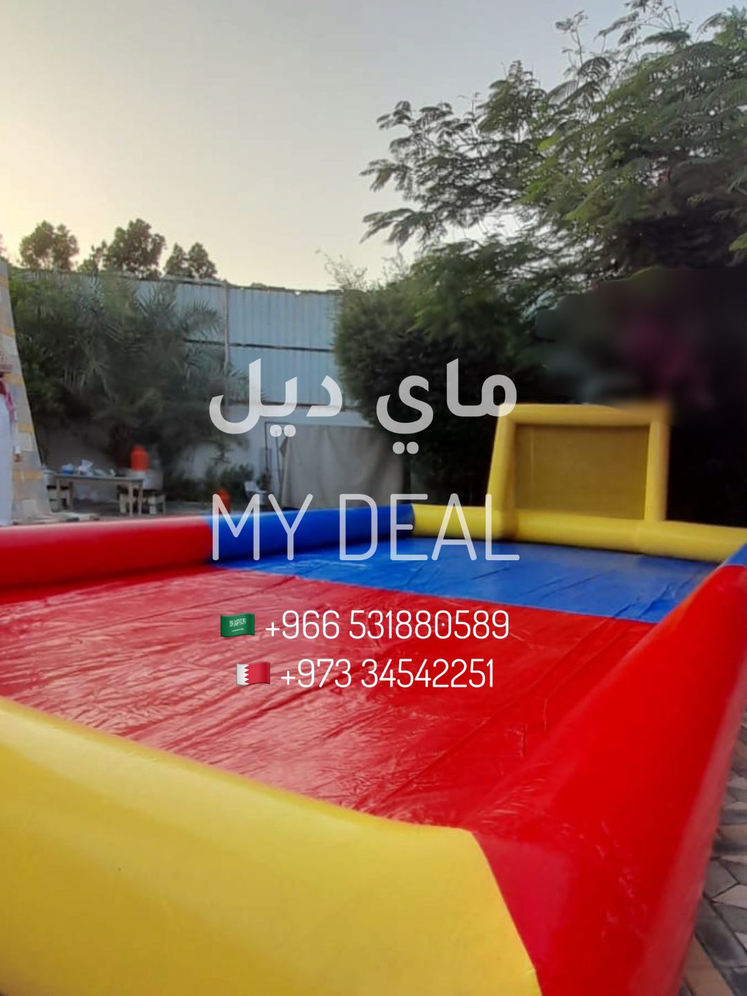 إيجار ملعب صابوني 12 في 6 متر 