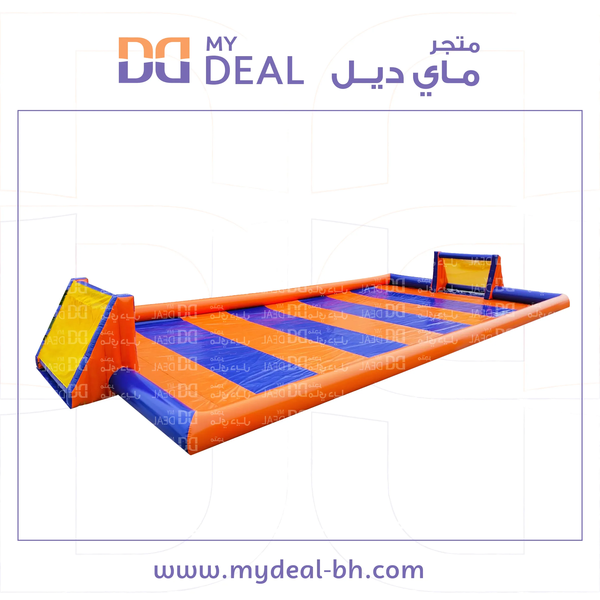 ملعب صابوني الطول 20 متر العرض 10 متر