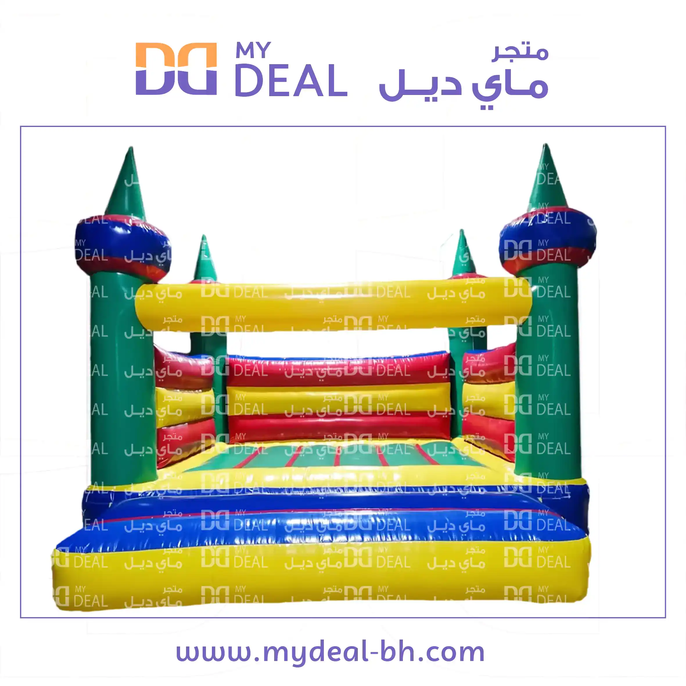 نطيطة هوائية مع درج كبير 4*4 متر