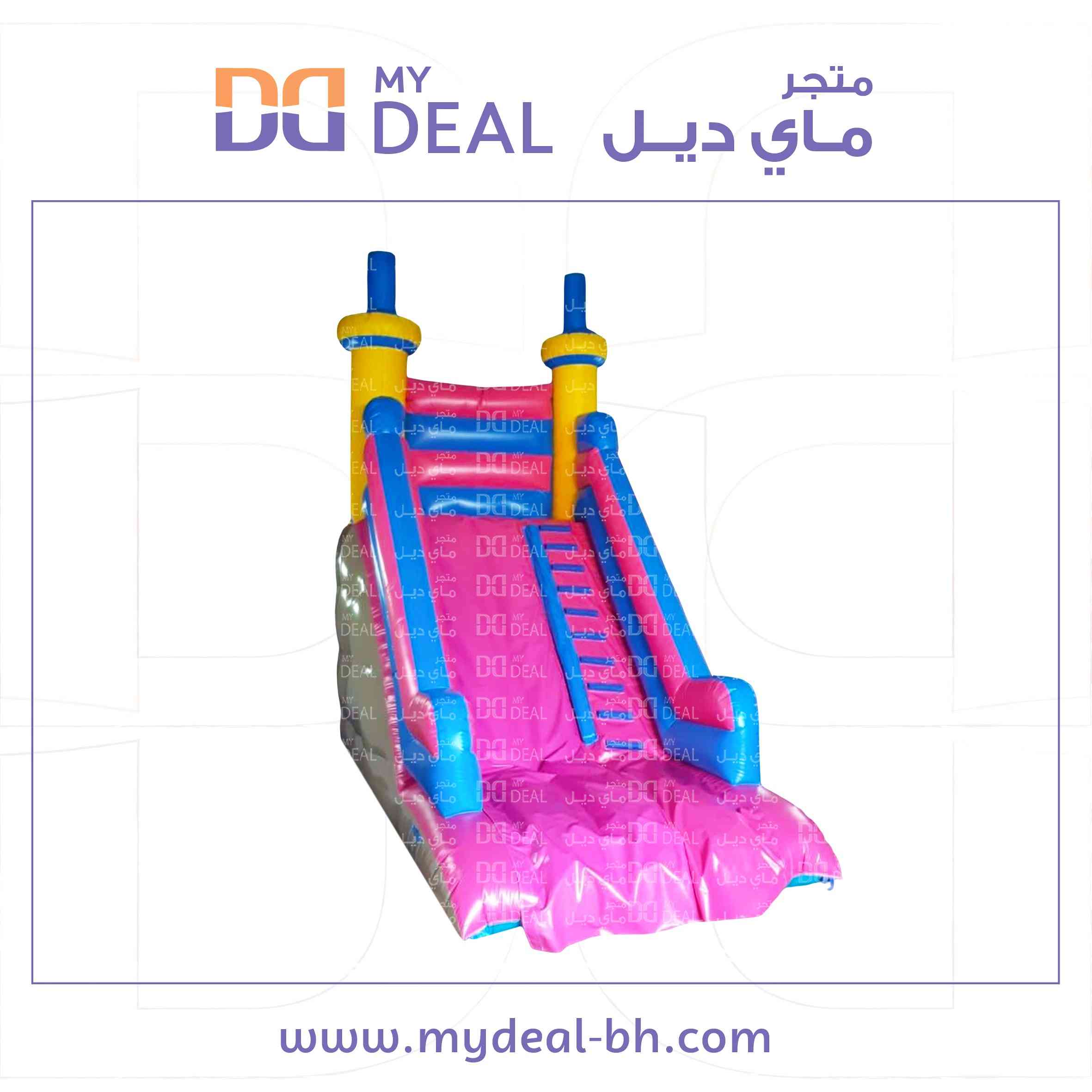 زحليقة هوائية مع سلم صعود طول 6 متر عرض 3.30 متر ارتفاع 6 متر