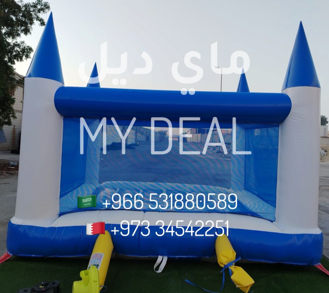 نطيطة هوائية مع درج وبوابة وشبك 4*4 متر
