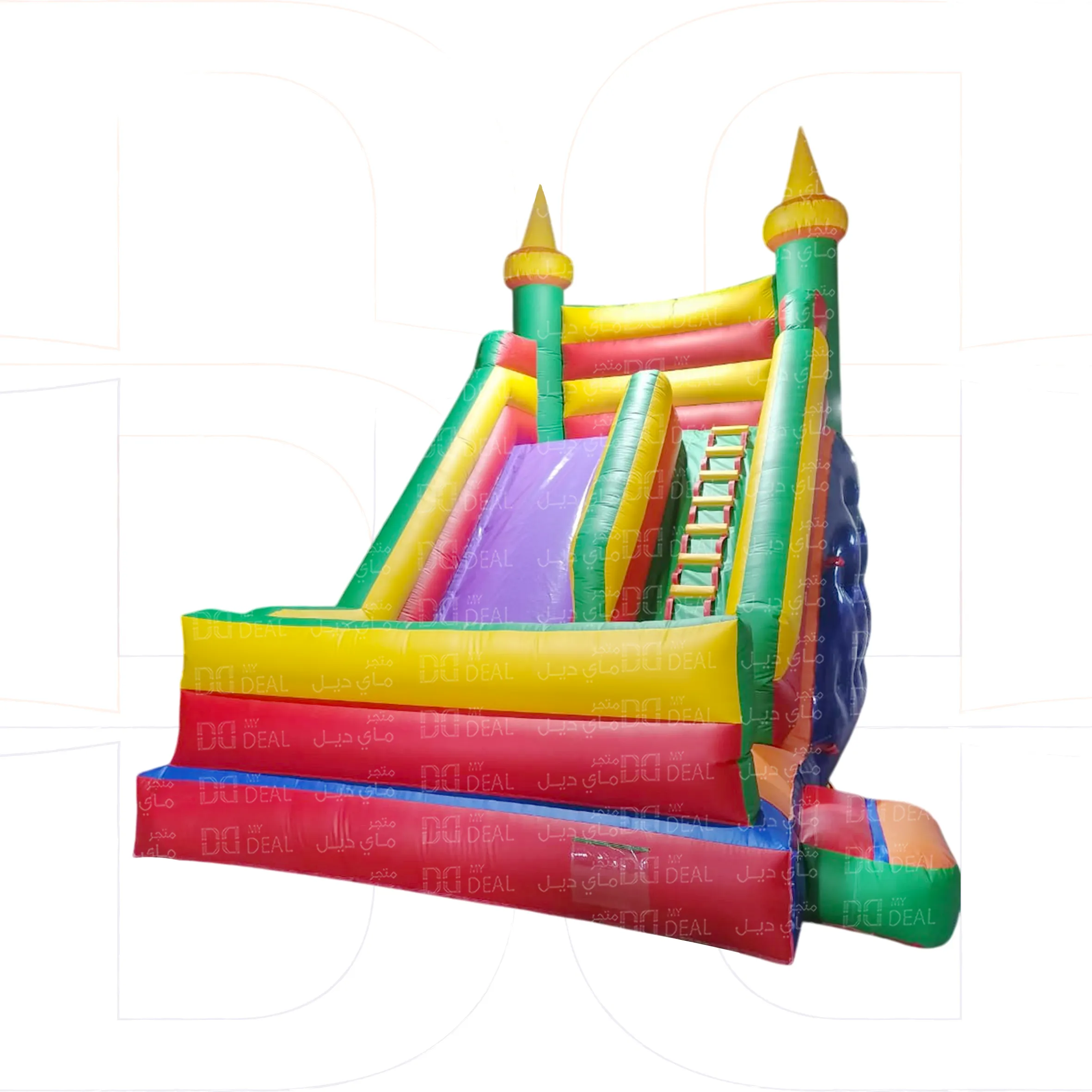 زحليقة مع جدار ونطيطة ودرج جانبي 6*4.50*6 متر
