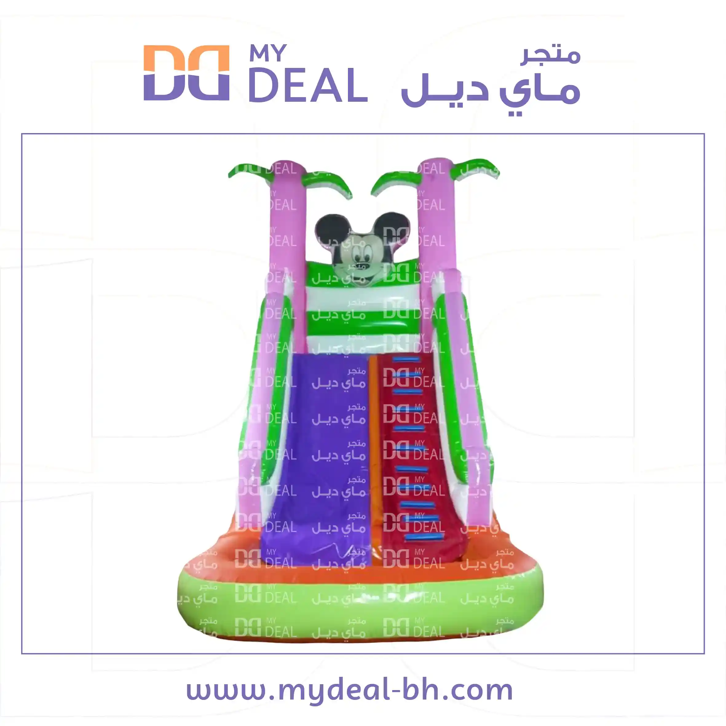 زحليقة مع حوض وسلم الطول ٦ متر العرض ٣.٣٠ متر الارتفاع ٦ متر