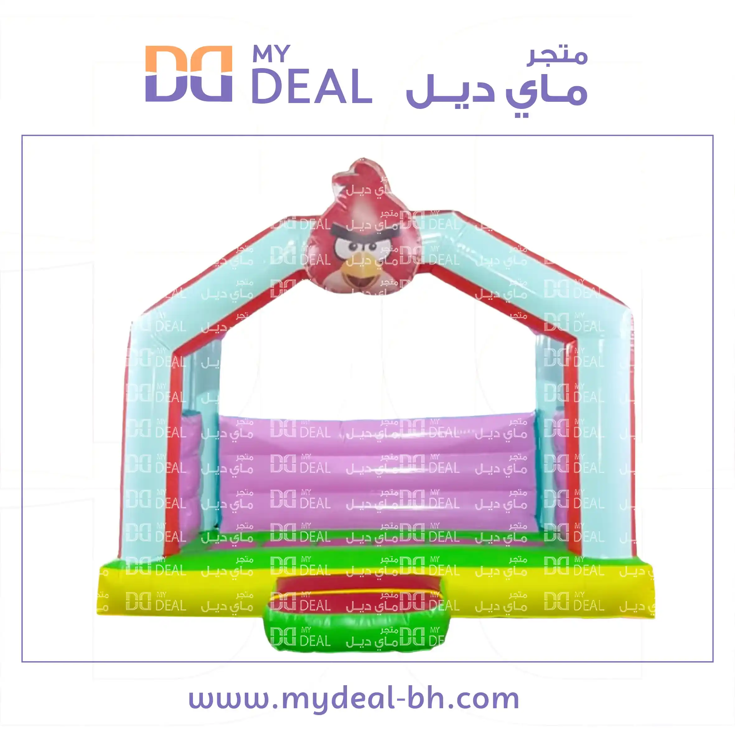 نطيطة أنجري بيرد هوائية مع درج 4*3 متر