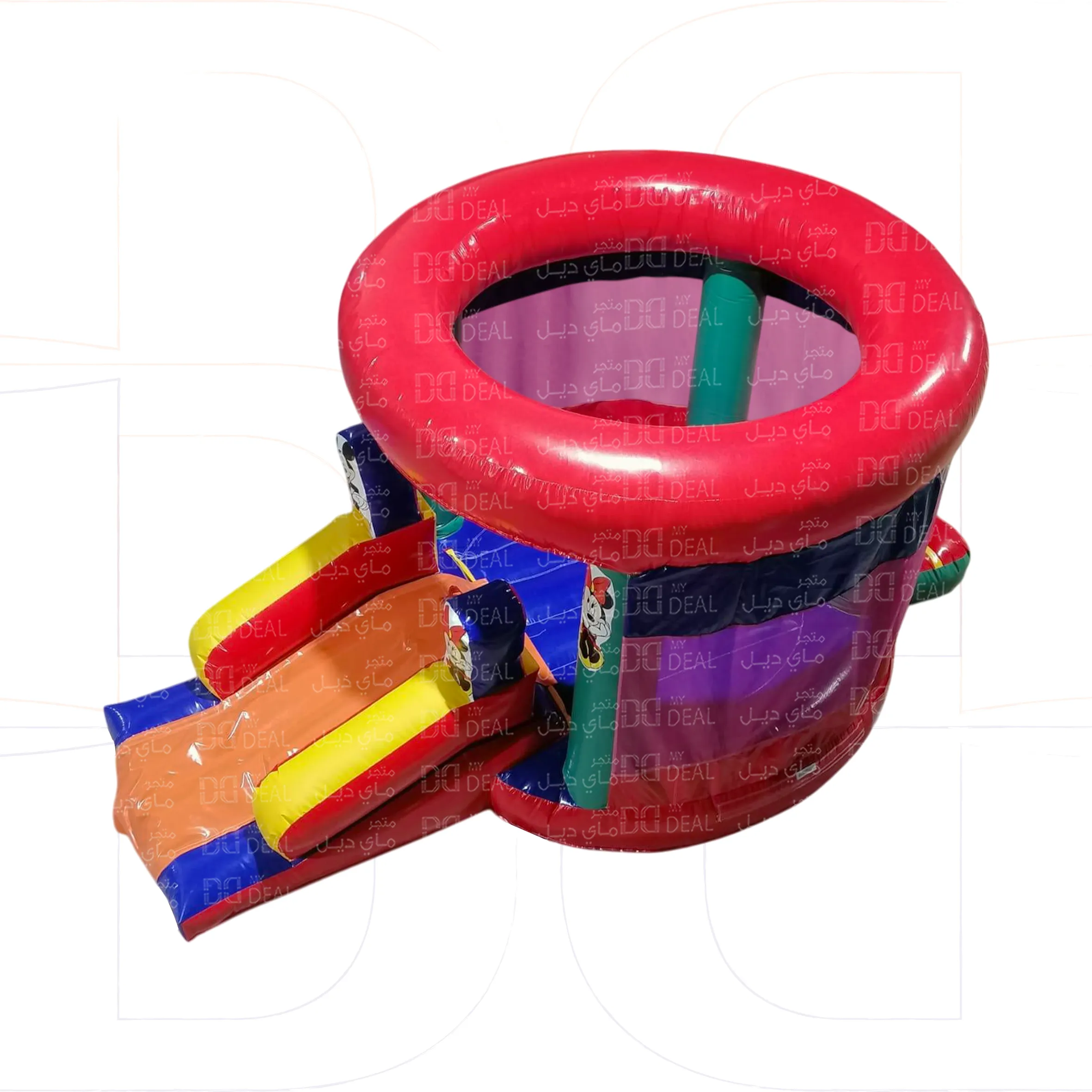 نقازه مع زحليقه مع شخصية ميكي ماوس 5.50* 3 *2.40 متر 
