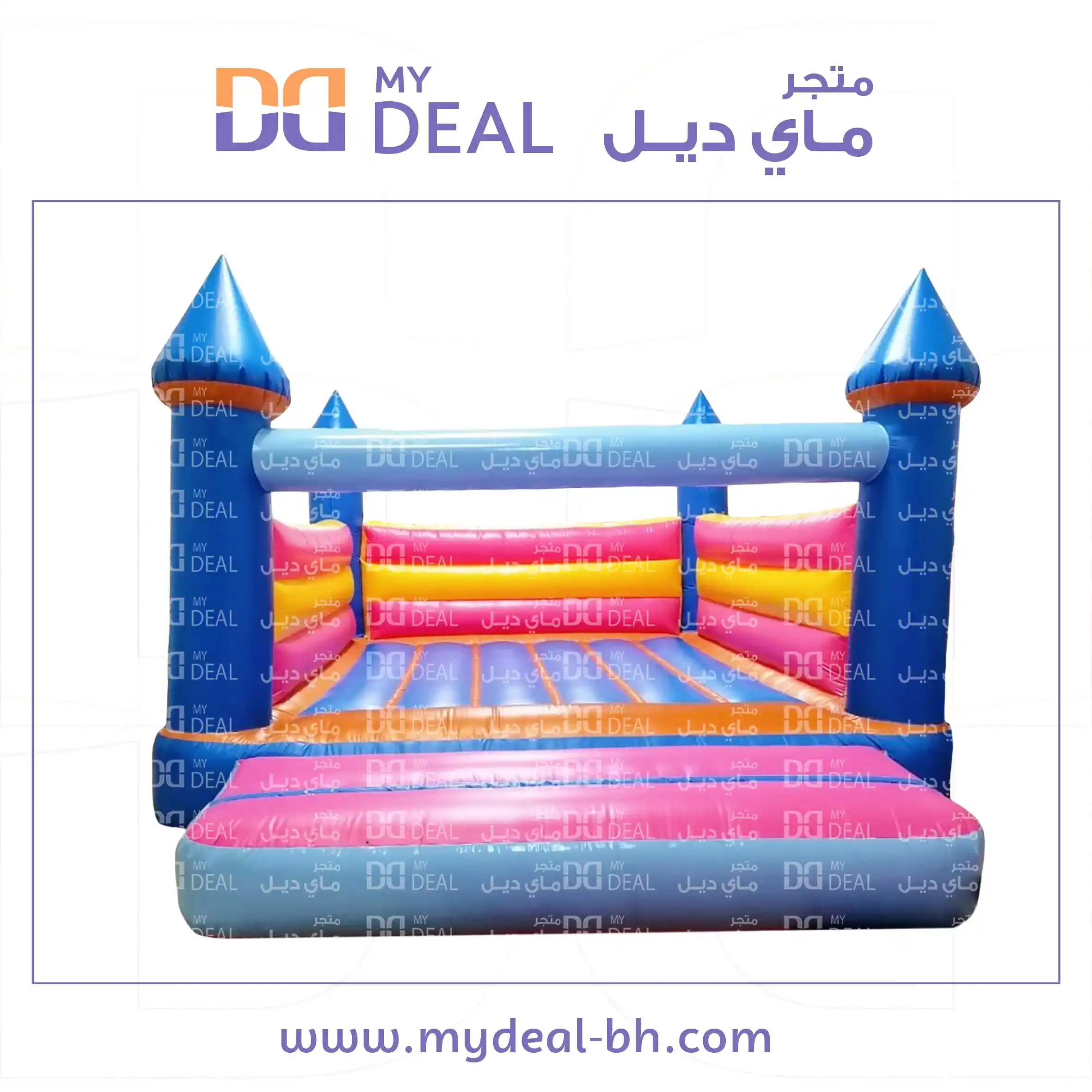 نطيطة هوائية مع درج كبير 4*4 متر
