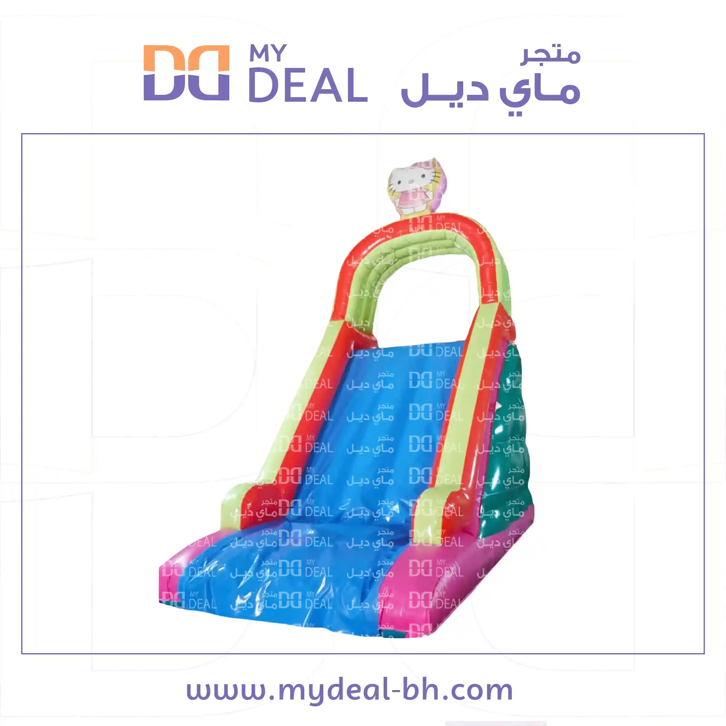 زحليقة مع سلمين ودرج الطول ٦.٧٠ العرض ٣ متر ارتفاع ٦ متر