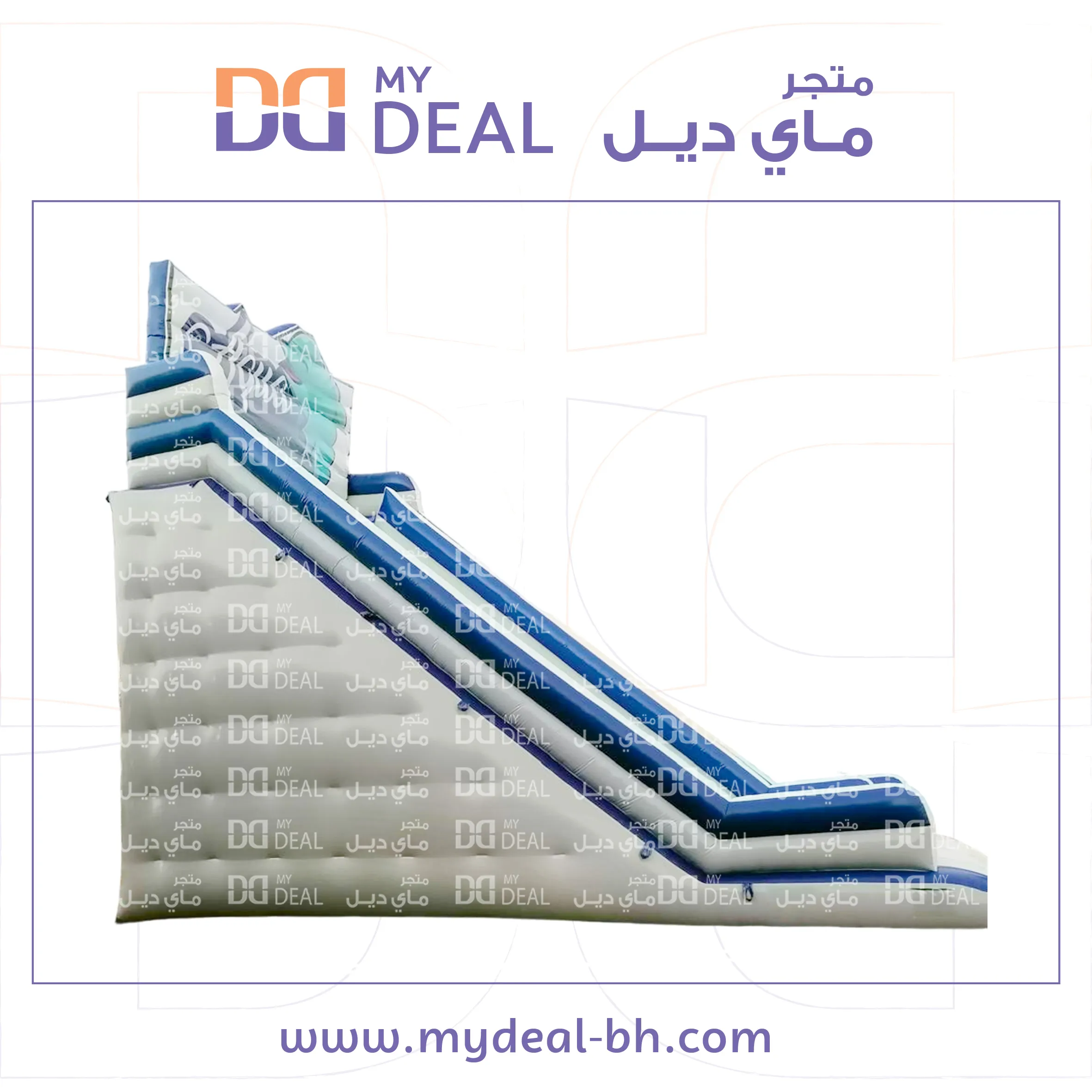 زحليقة هوائية كبيرة مع سلم 10 * 6 * 11 متر