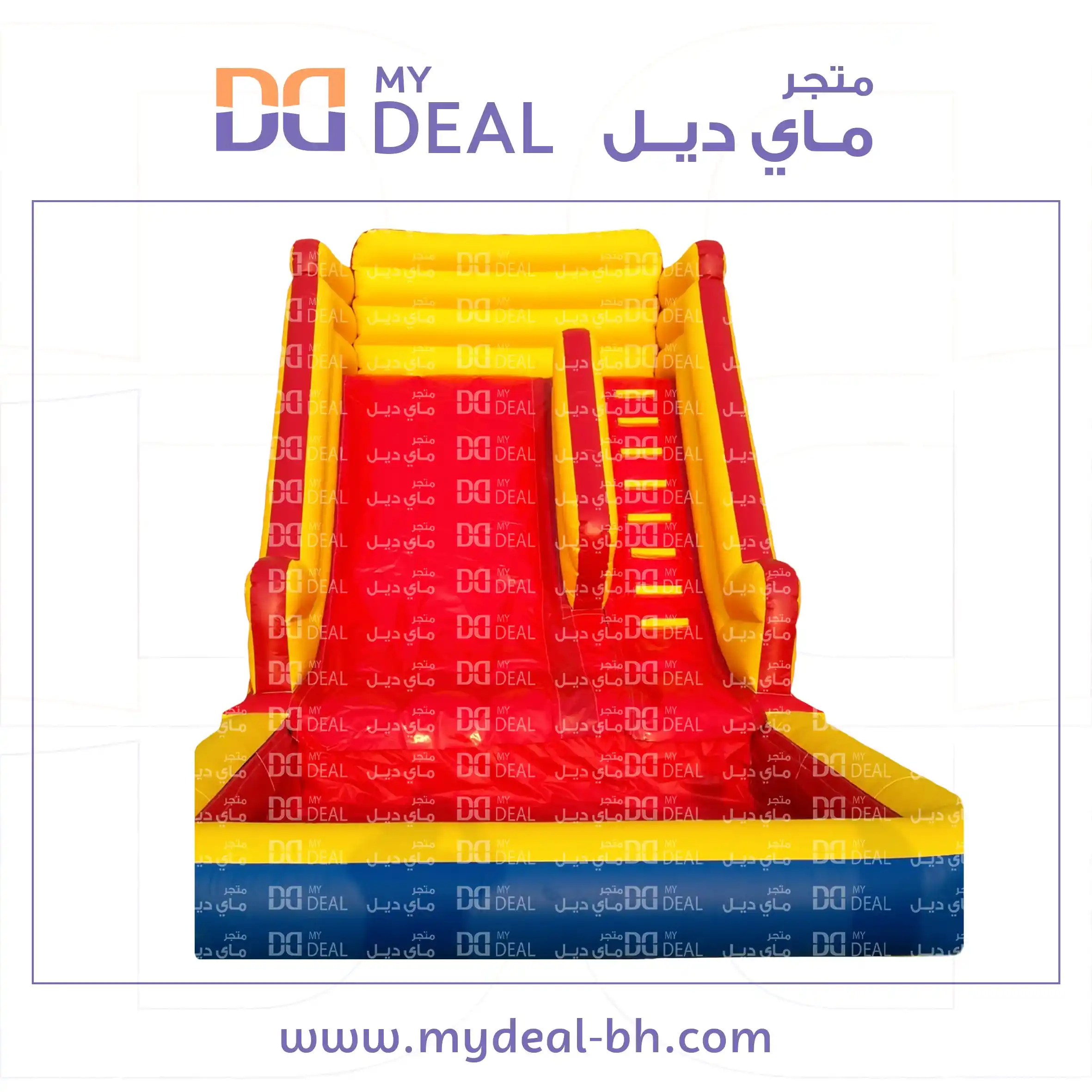 زحليقة مائية مع حوض الطول ٦ متر العرض ٤.٥٠ متر الارتفاع ٧ متر