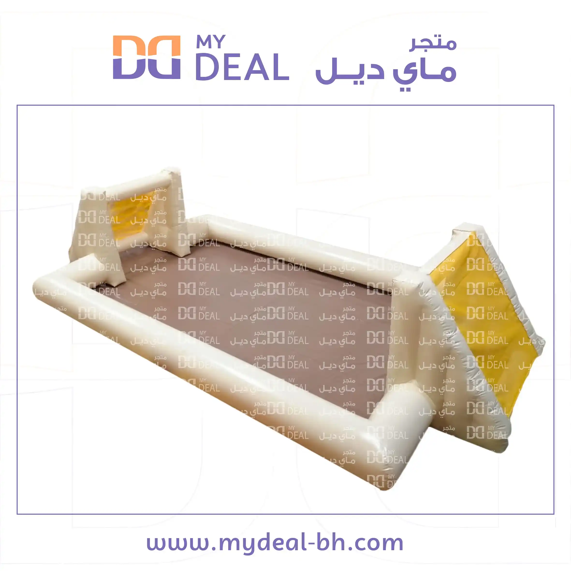 ملعب صابوني الطول 8 متر في العرض 4 متر