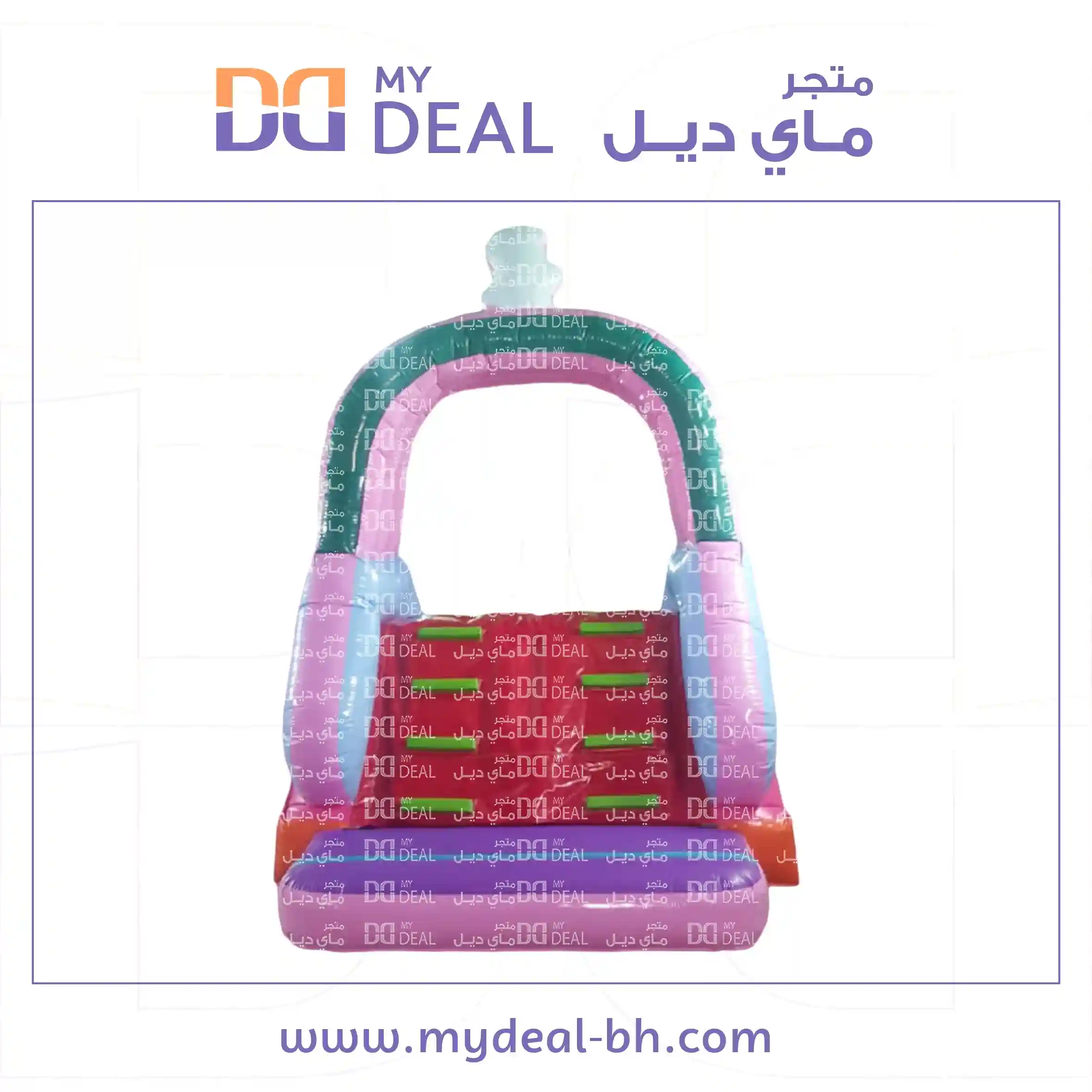 زحليقة مع سلمين وحوض مائي ودرج الطول ٥.٤٠ متر العرض ٣ متر الارتفاع ٣ م