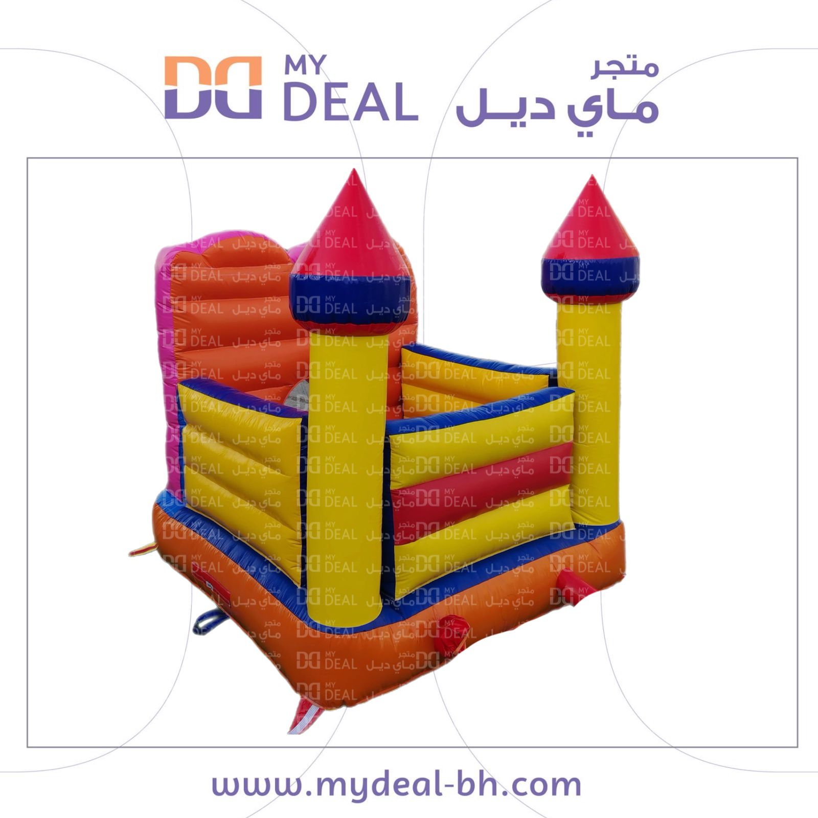 إيجار نطيطة هوائية مينيونز بشخصية كبيرة مع مدخل ودرج 3.50*3*3 متر