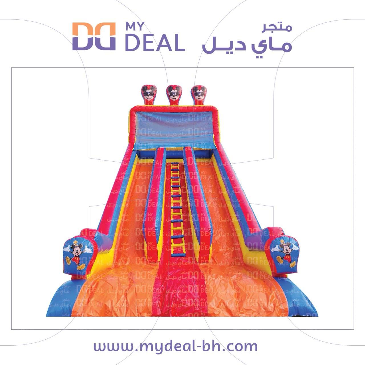 زحليقة هوائية مسارين أرتفاع 9 أمتار