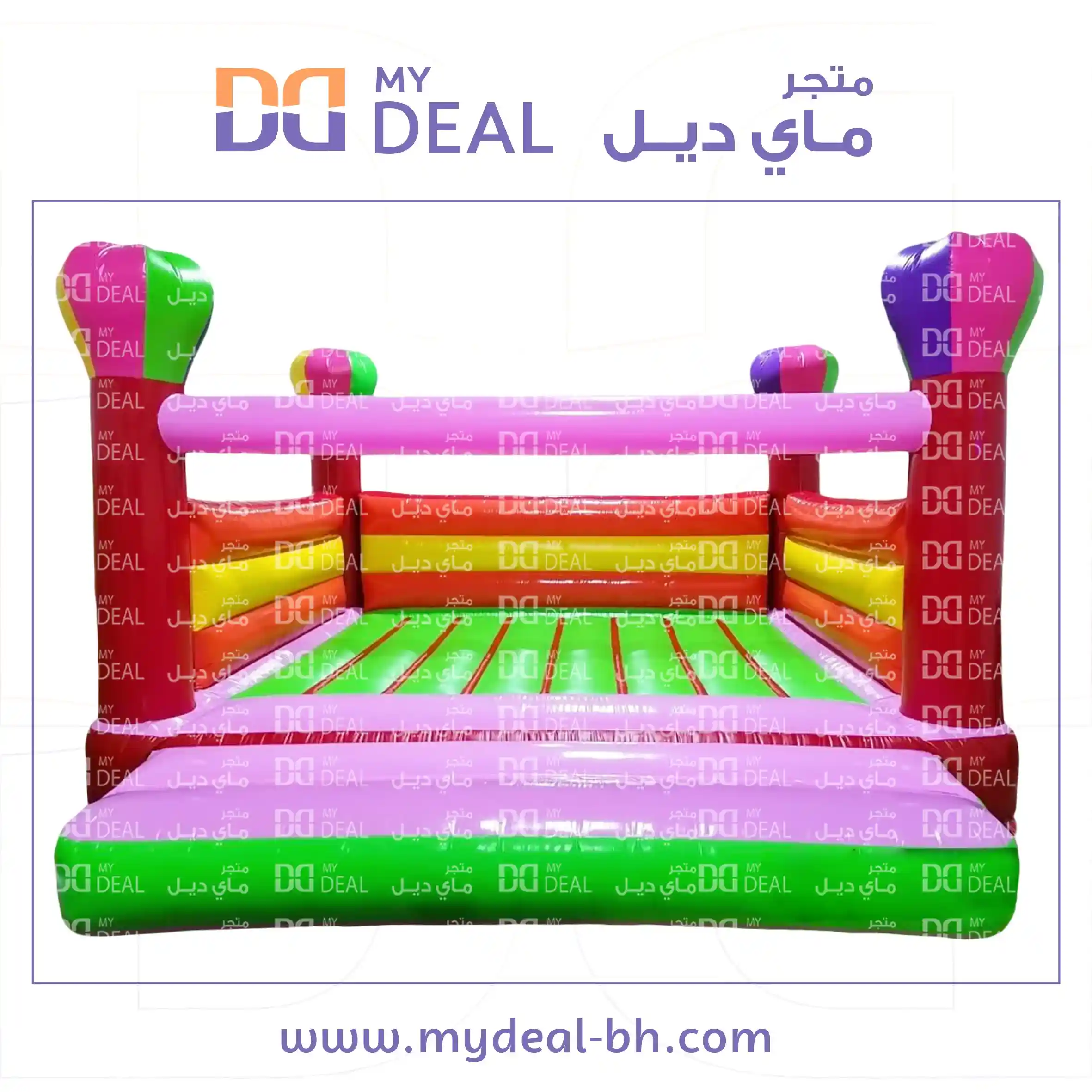 نطيطة هوائية مع درج كبير 6*5 متر