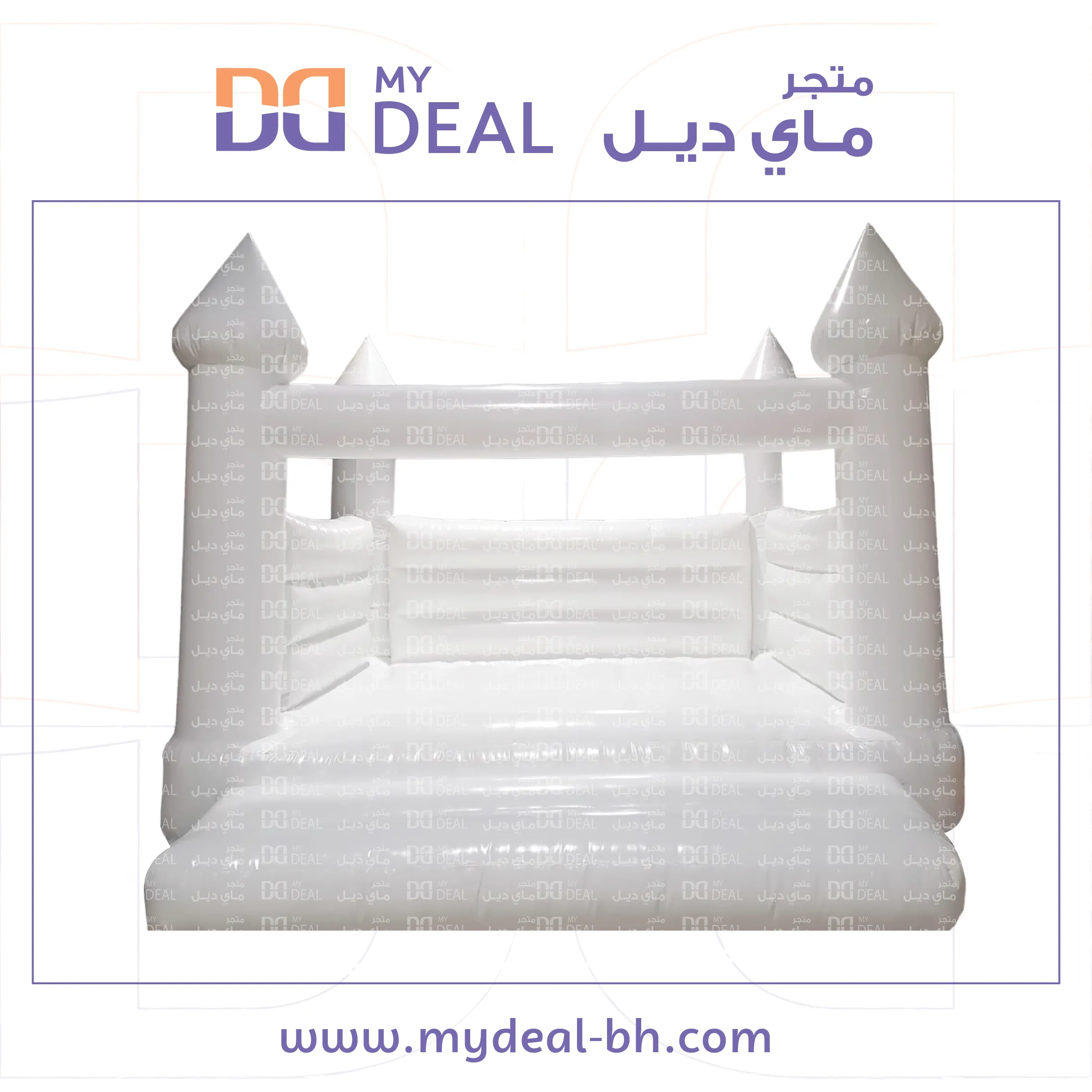 نطيطة هوائية مع درج كبير طول 4 متر عرض 4 متر