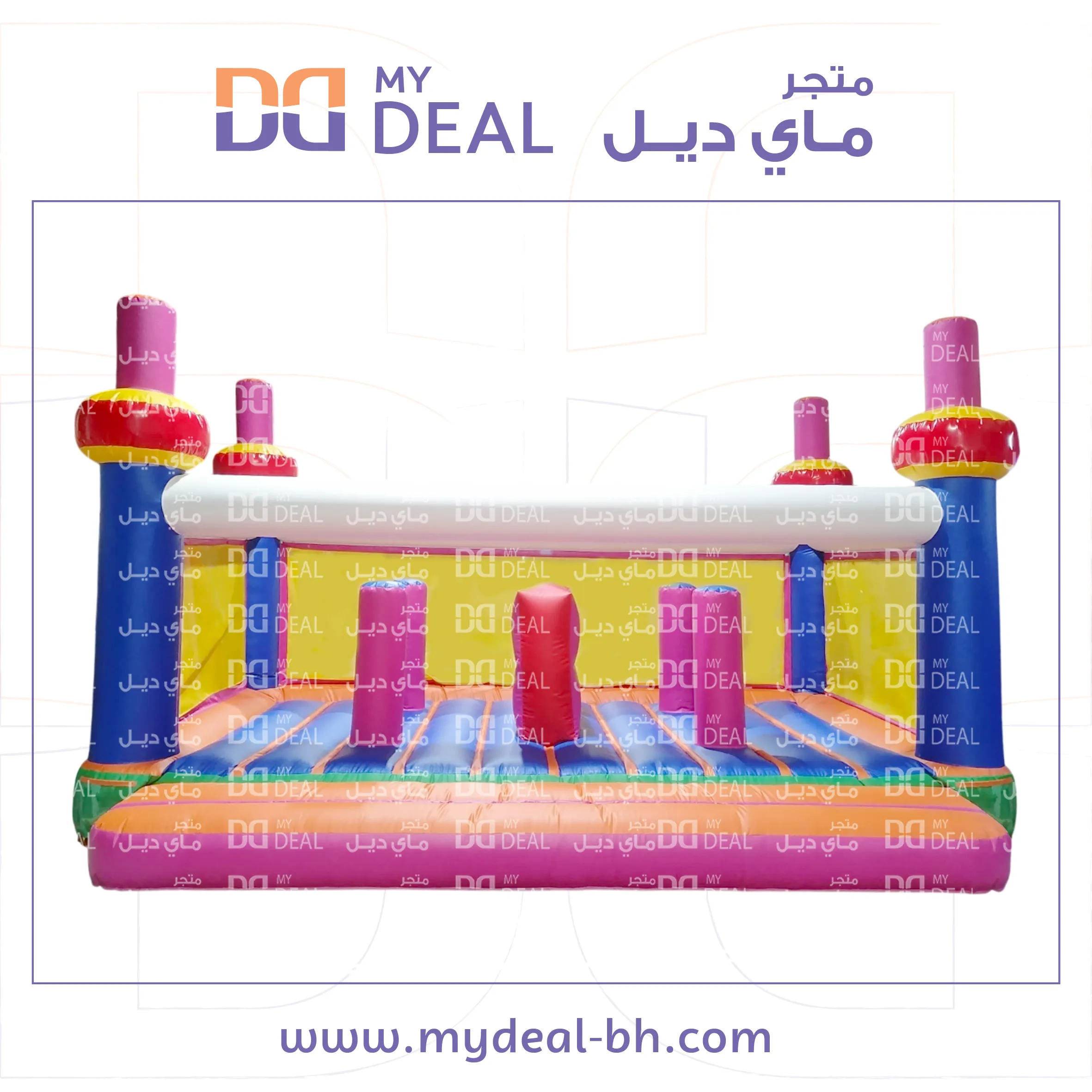 متاهة مع بيت هزاز، نطيطة هوائية  6 * 4 متر