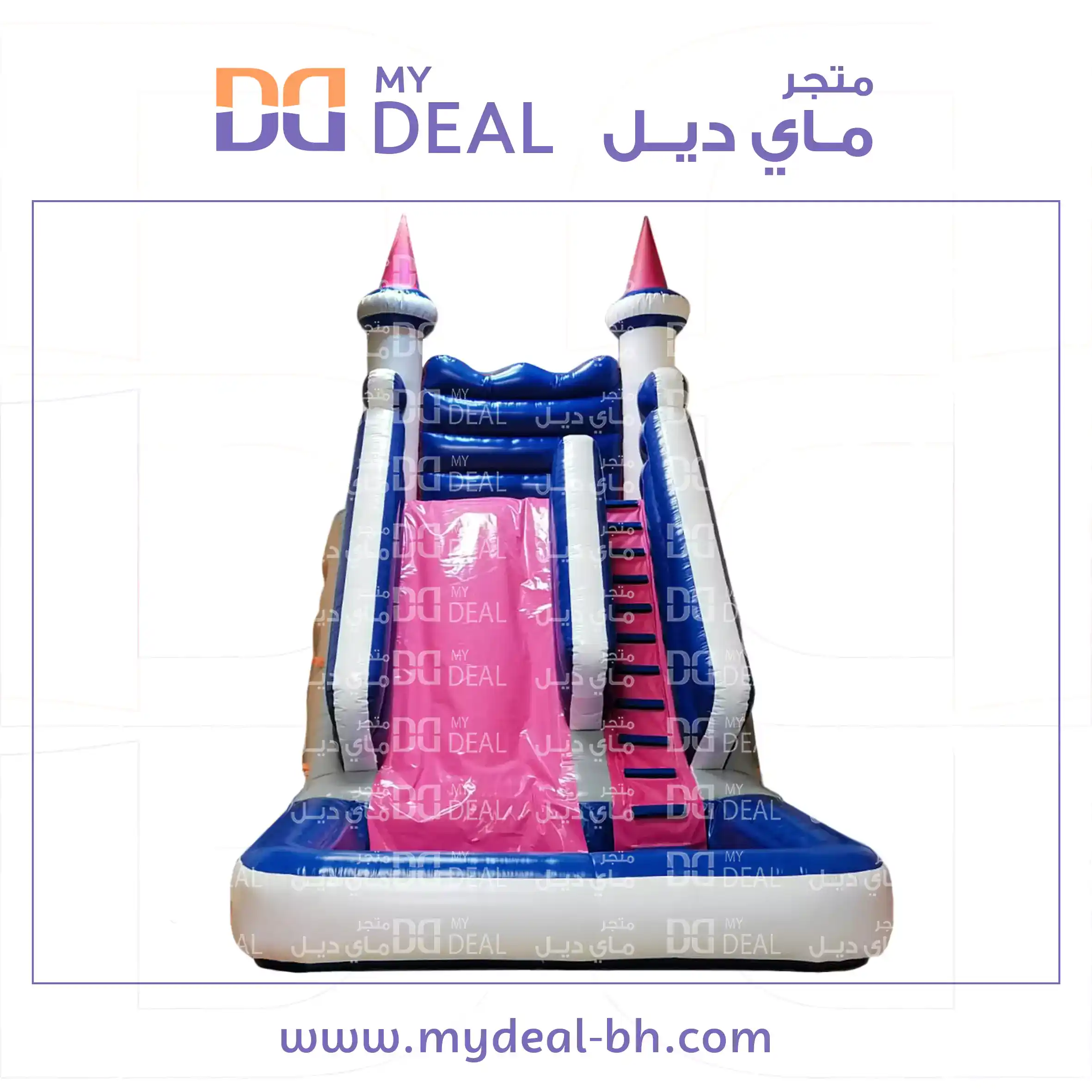 زحليقة مع حوض مائي الطول ٦ متر العرض ٤ متر ارتفاع ٦ متر