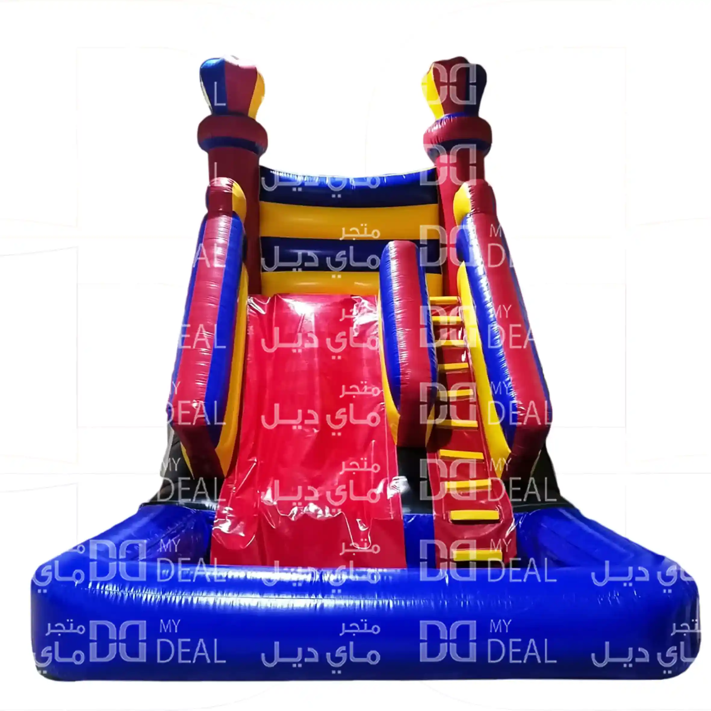 زحليقة مائية مع حوض وسلم الطول ٦ متر العرض ٤ متر ارتفاع ٦ متر
