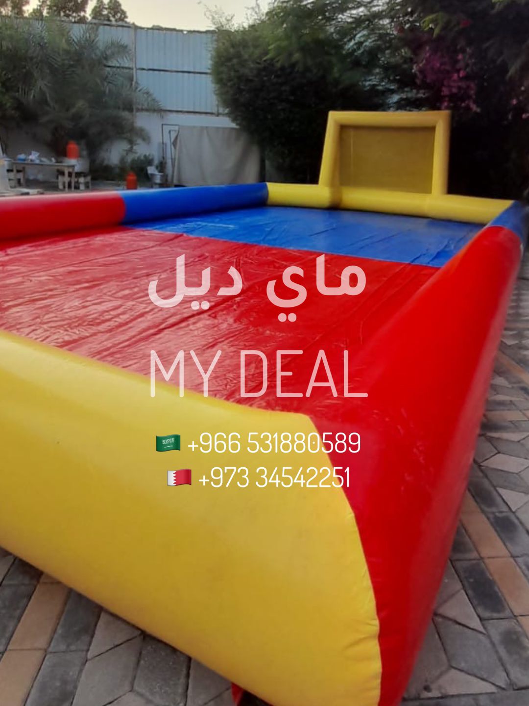 إيجار ملعب صابوني 12 في 6 متر 